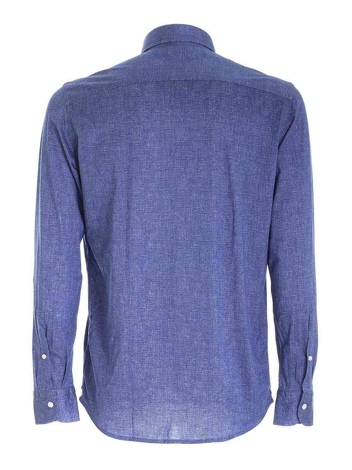 Shop Sonrisa Melange Shirt In Blue