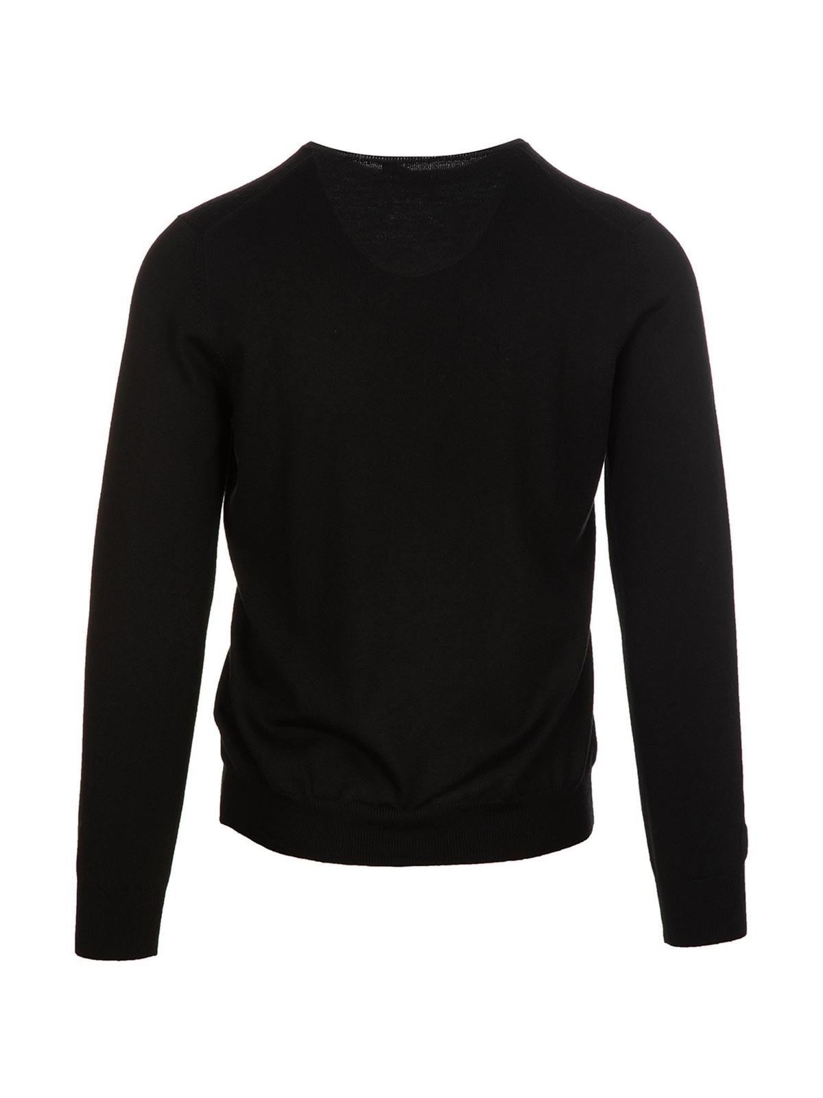 Fay Lightweight Sweater In Black In Negro