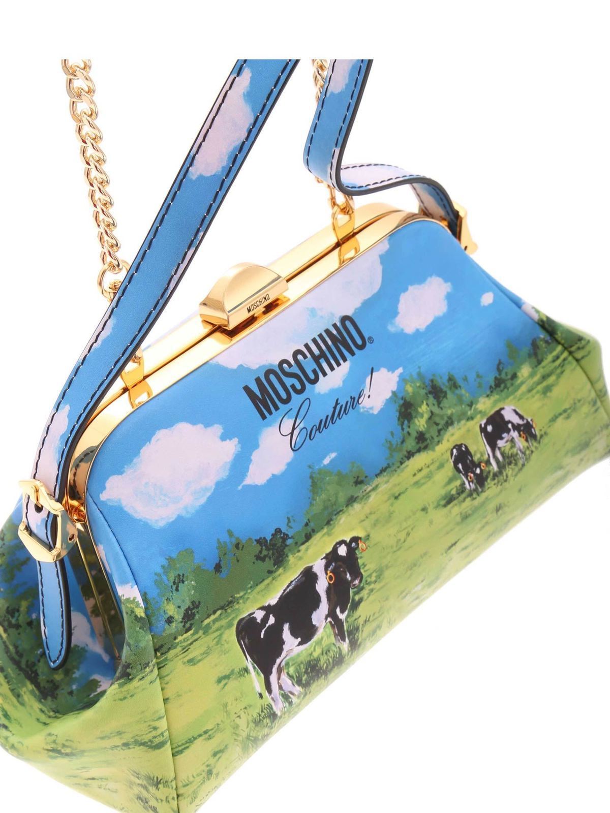 Clutches Moschino Farm multicolor bag 757180271888 thebs