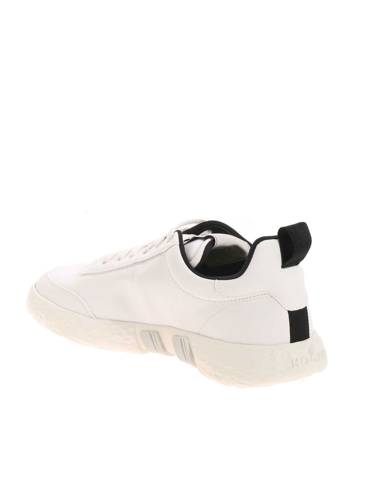 Shop Hogan Qp6 Sneakers In White In Blanco