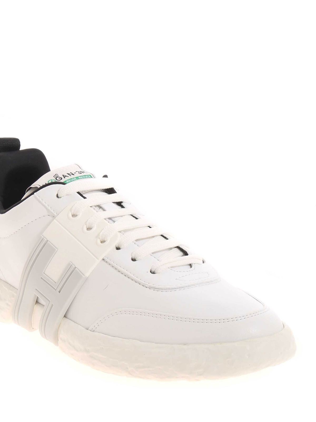 Shop Hogan Qp6 Sneakers In White In Blanco