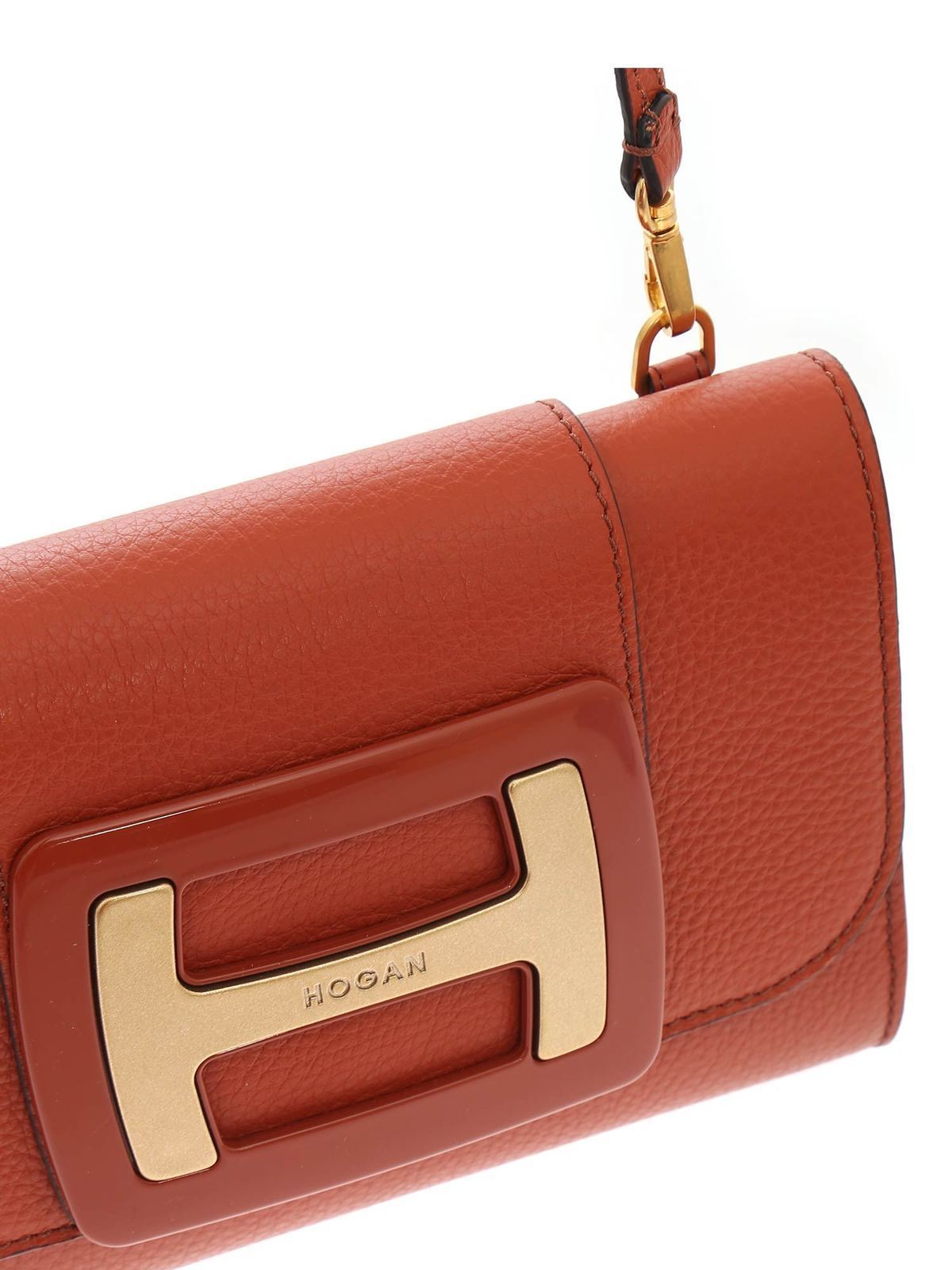 Cross body bags Hogan - H crossbody bag in brick red