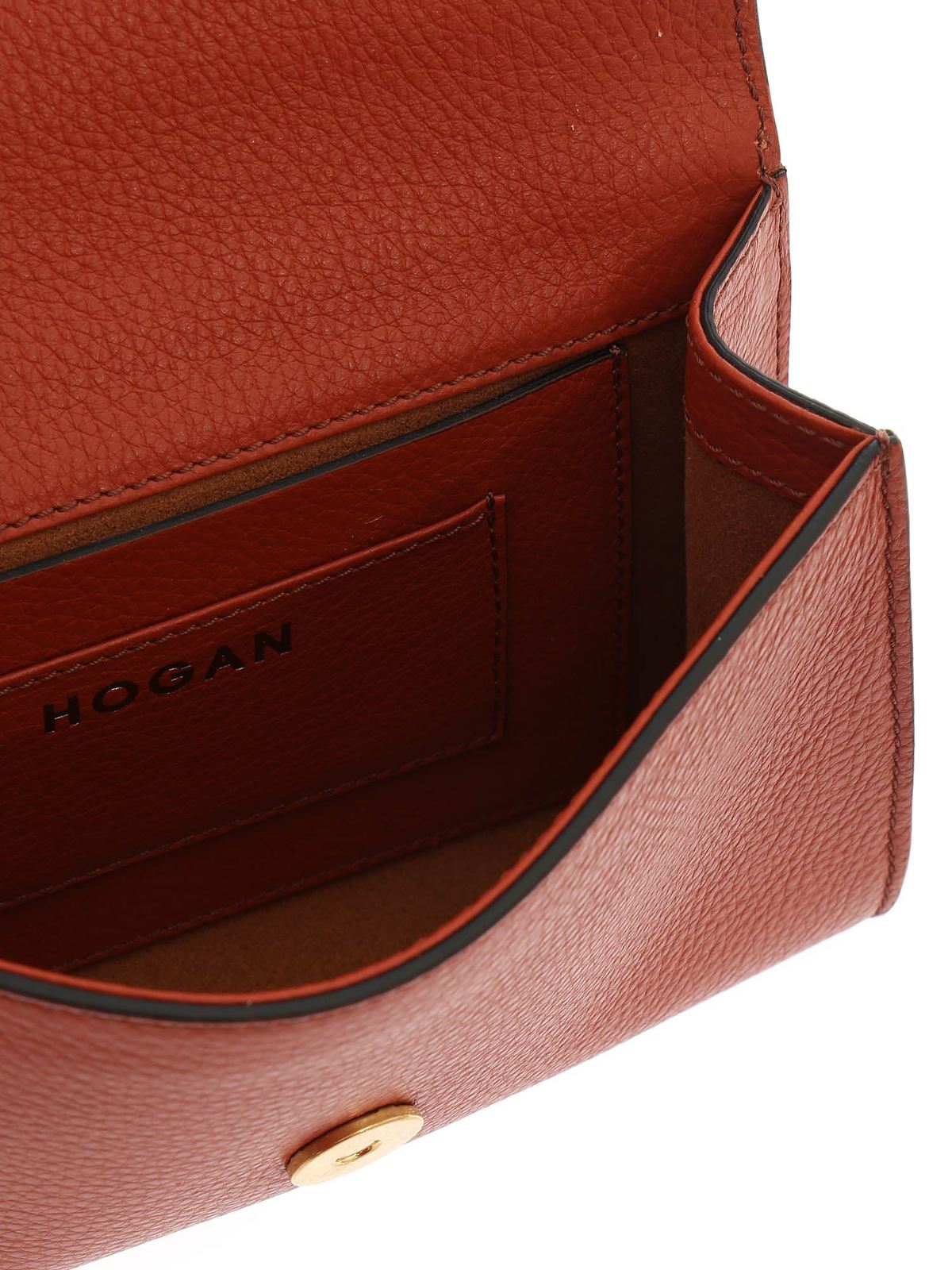 Cross body bags Hogan - H crossbody bag in brick red