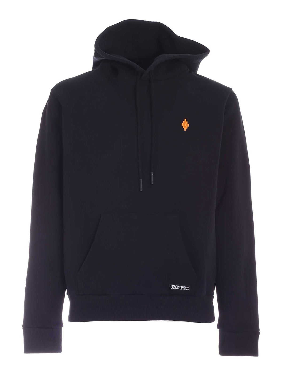 Marcelo Burlon County Of Milan Rib Cage hoodie in black