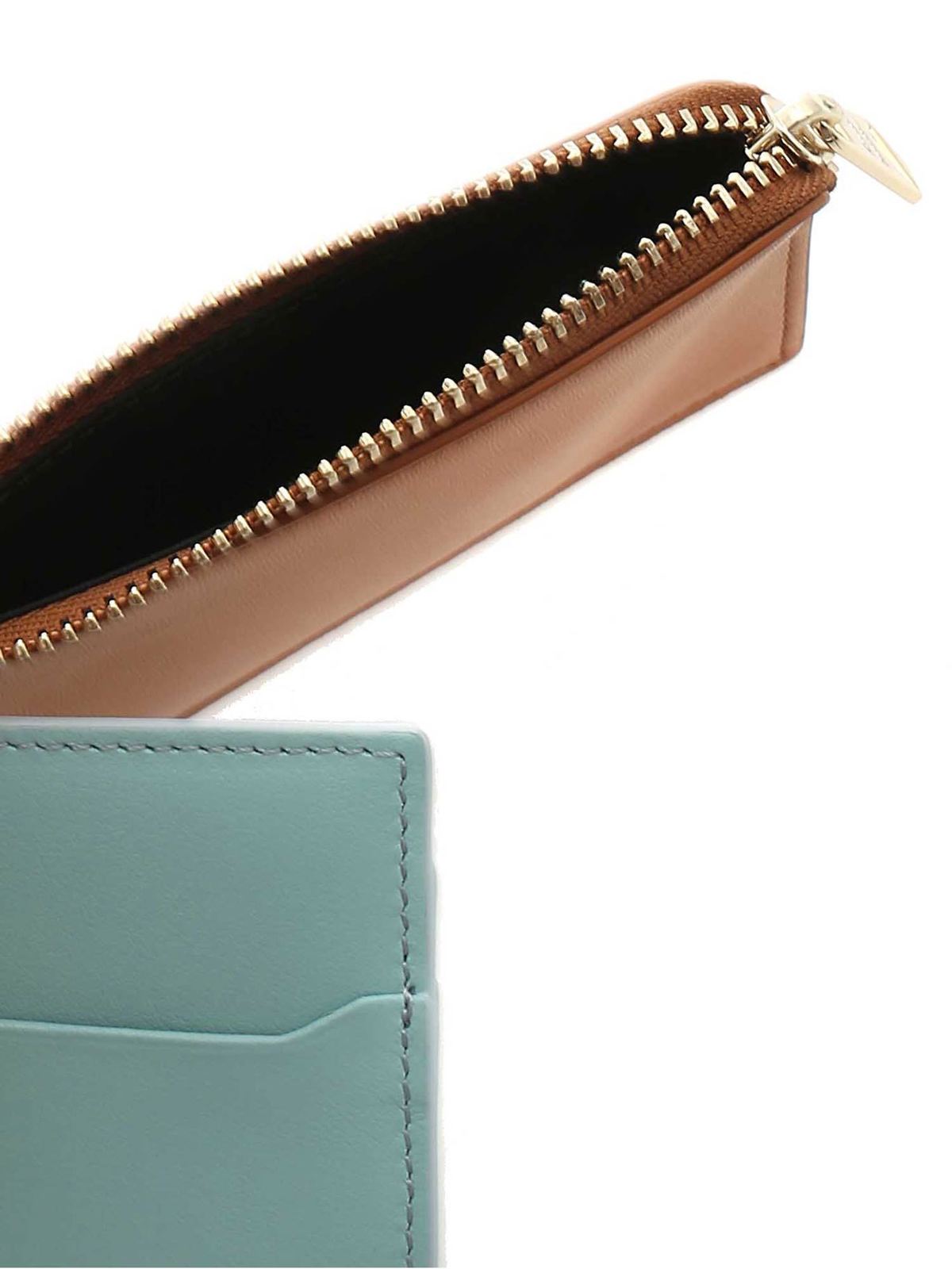 Shop Paul Smith Two-tone Card Holder And Coin Holder In Marrón
