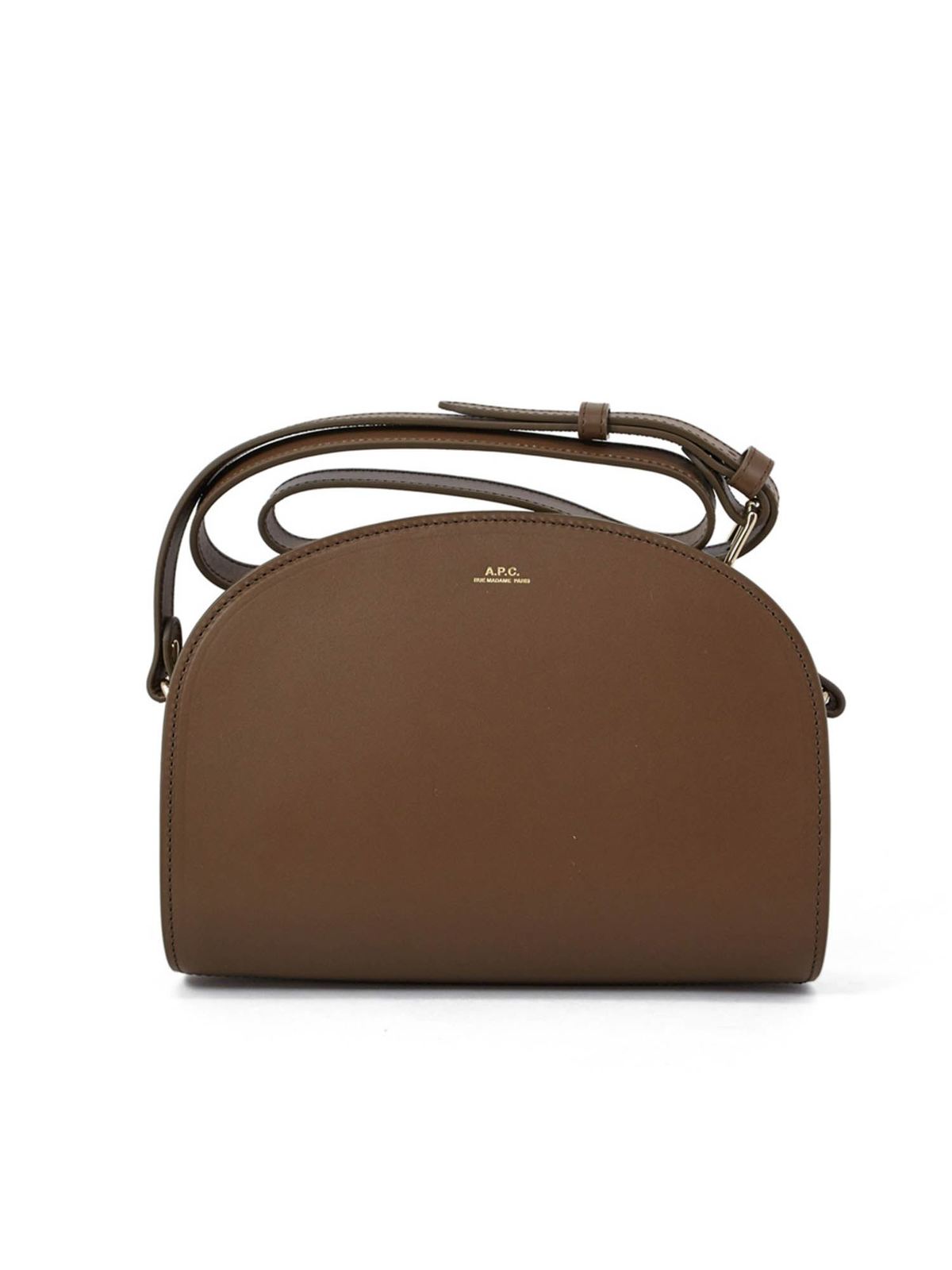 Brown Demi Lune mini bag