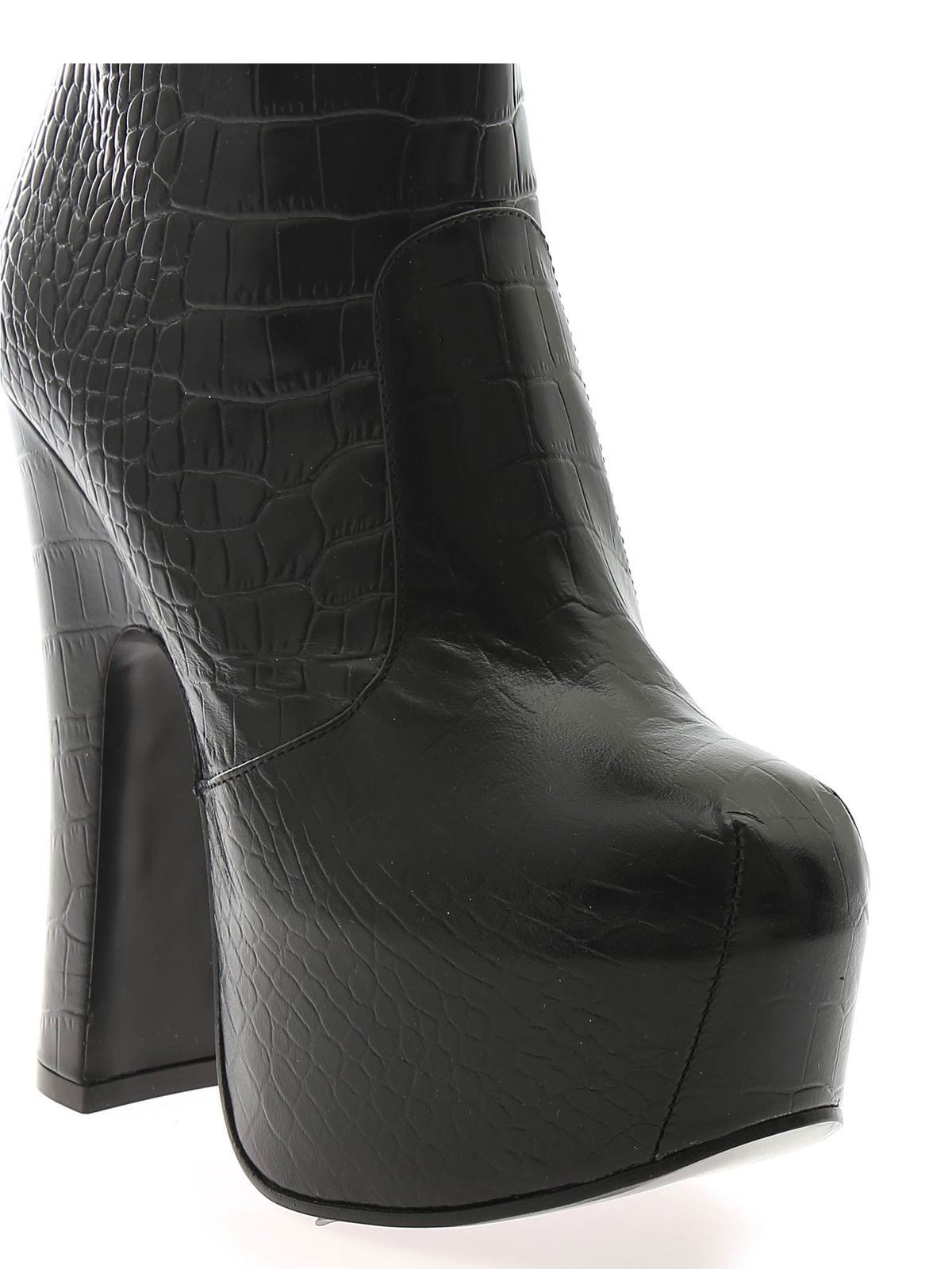 Shop Vivienne Westwood Elevated Ankle Boots In Black In Negro