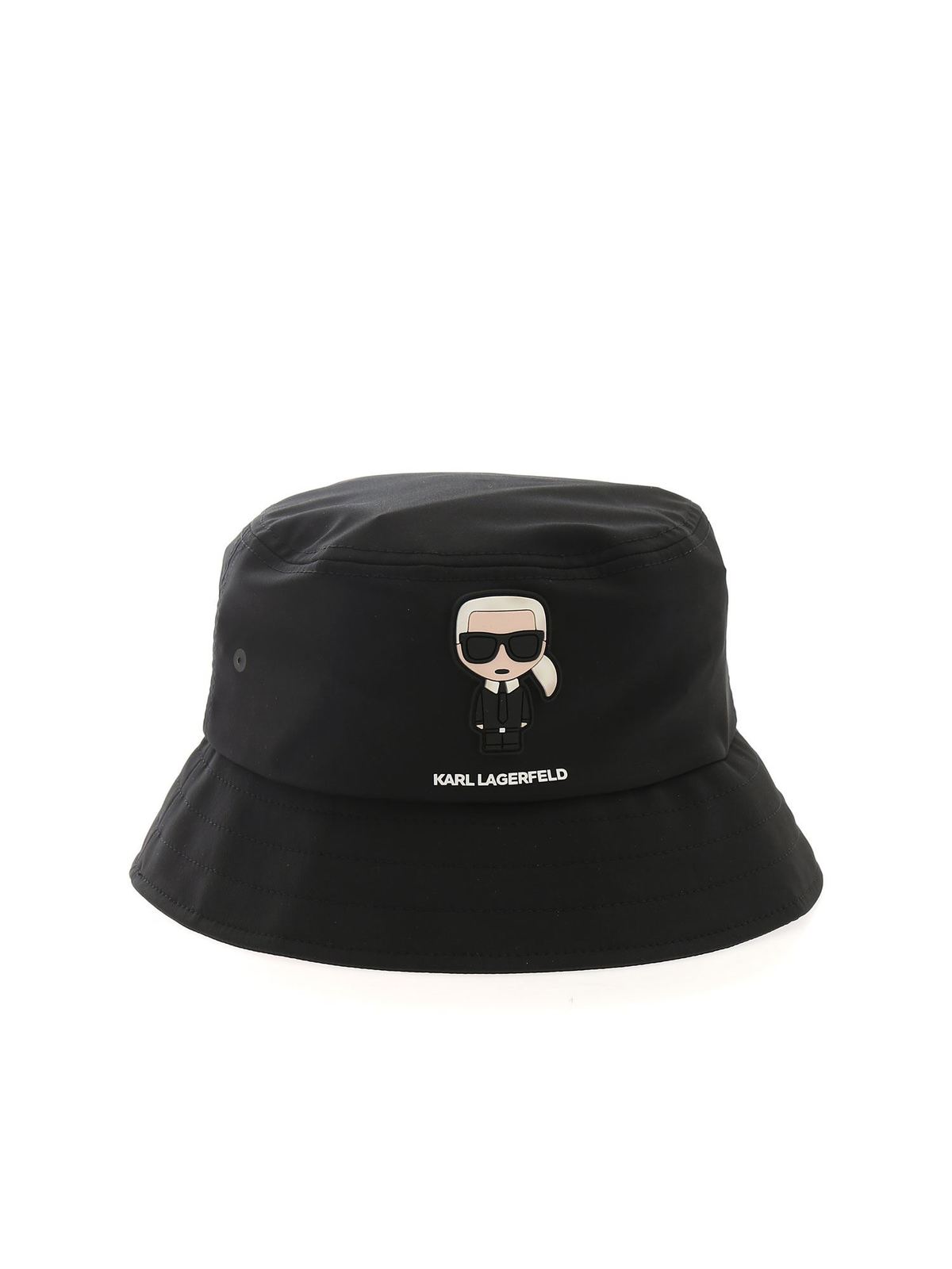 Karl Lagerfeld Toki bucket hat in black - Black | 805603512124990