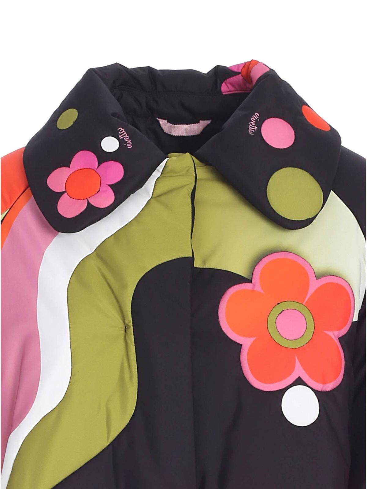 Shop Vivetta Multicolor Padded Jacket
