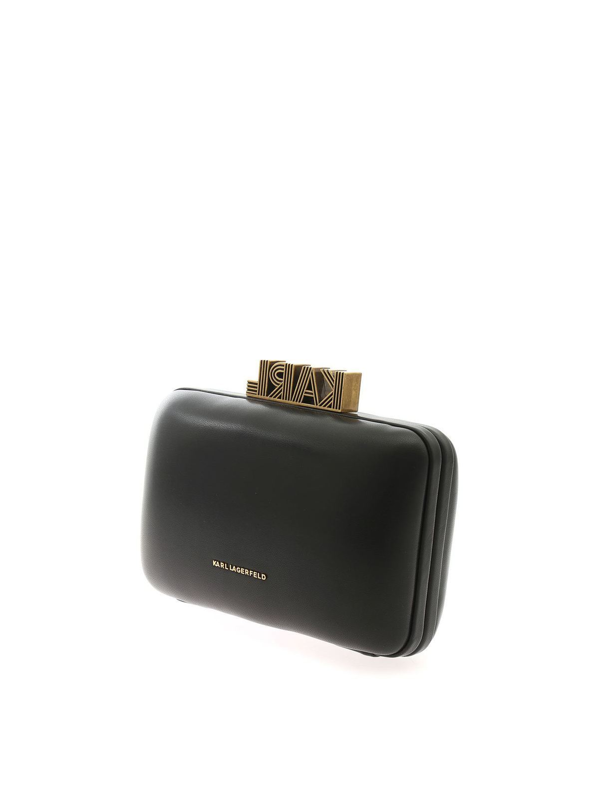 Clutches Karl Lagerfeld - K/Ikonik pins clutch bag in black - 216W3056A999