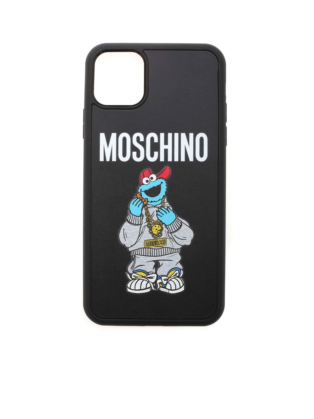 Cases & Covers Moschino - iPhone 11 Pro Max Sesame Street© cover in bla 797183522555