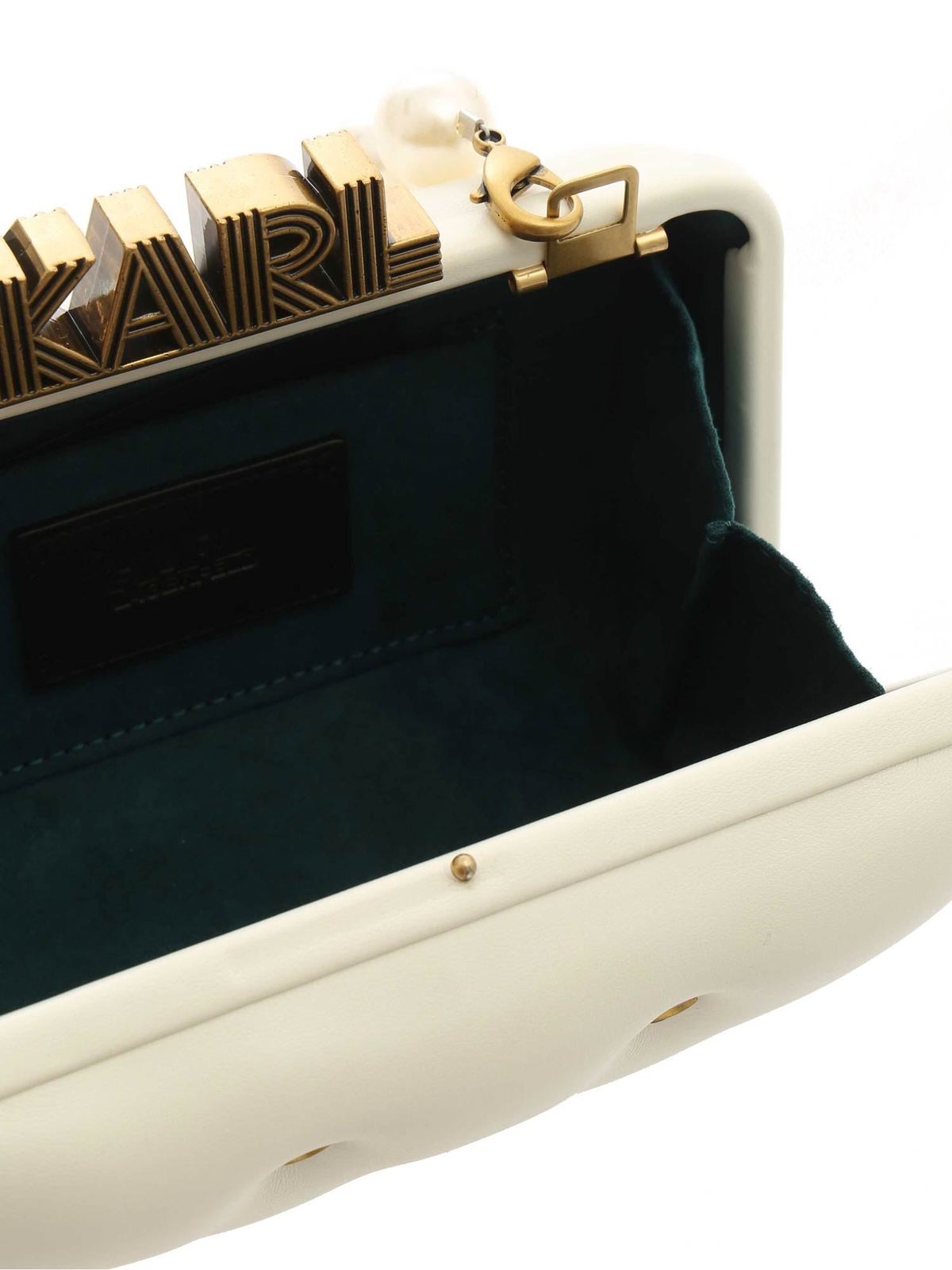 Clutches Karl Lagerfeld - K/Ikonik pins clutch bag in black - 216W3056A999