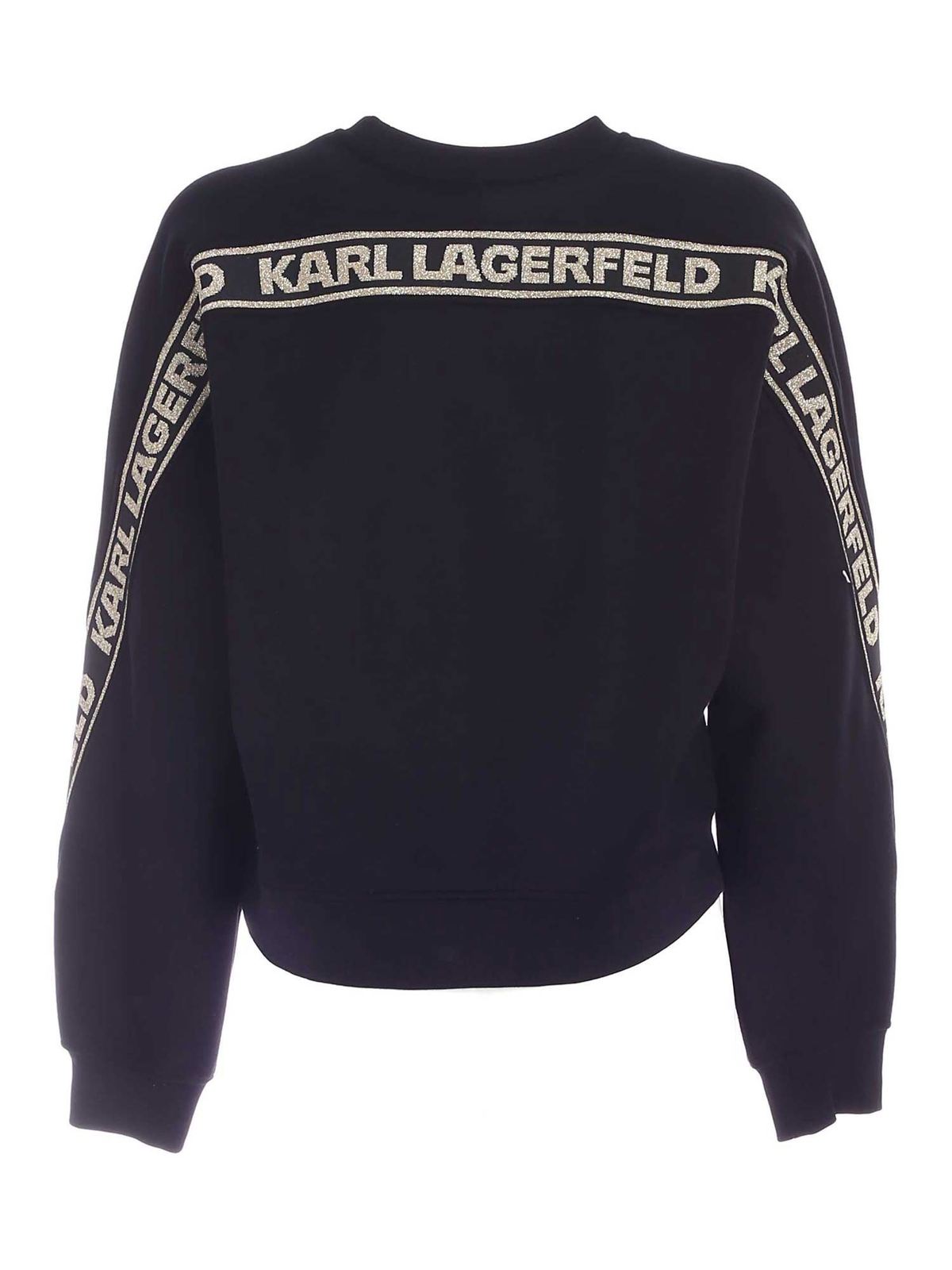 Shop Karl Lagerfeld Sudadera - Negro In Black