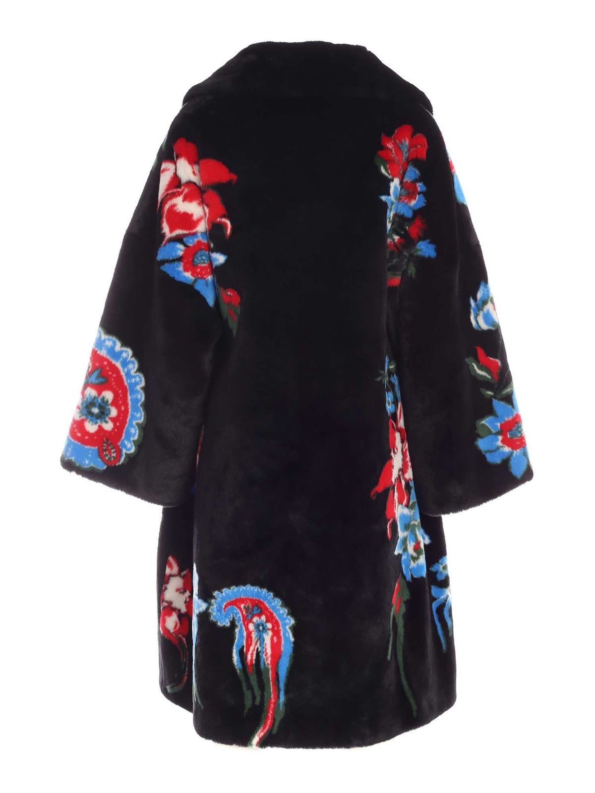 Floral hotsell fur coat