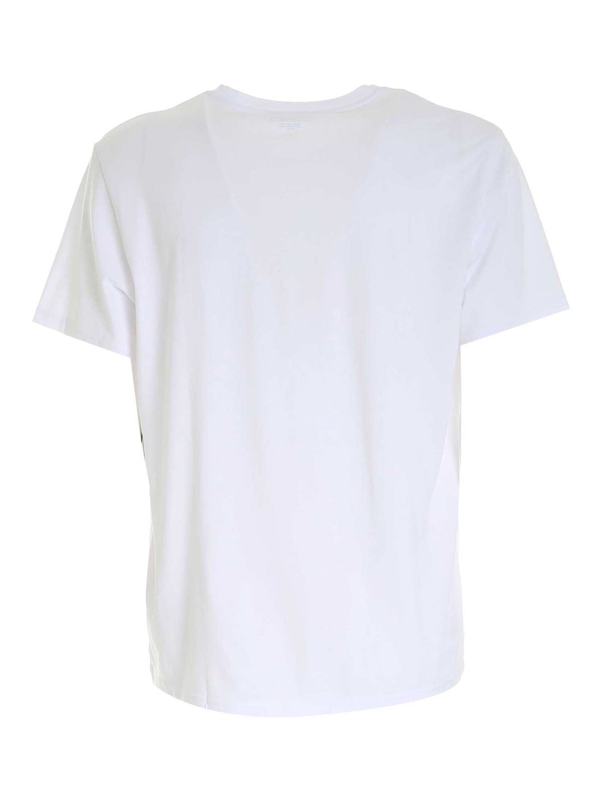 Shop Polo Ralph Lauren Pony Logo T-shirt In White