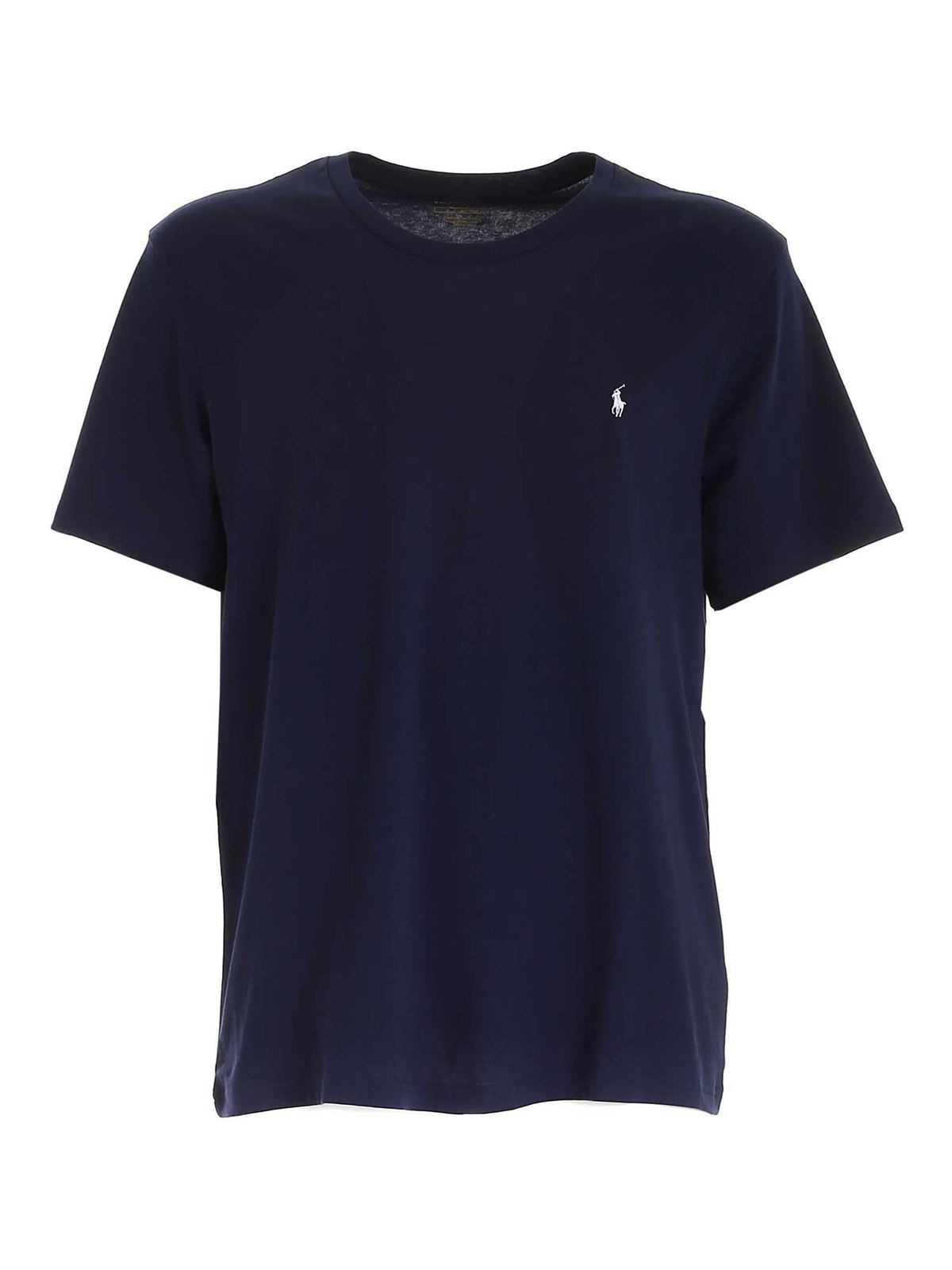 Polo Ralph Lauren Polo Pony Embroidered T-shirt In Blue