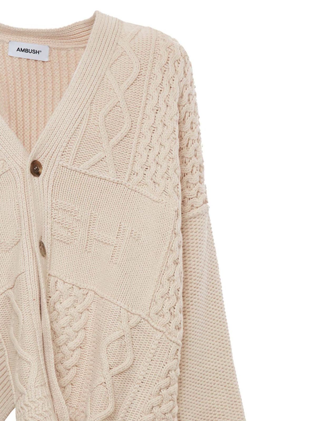 ambush patchwork cardigan