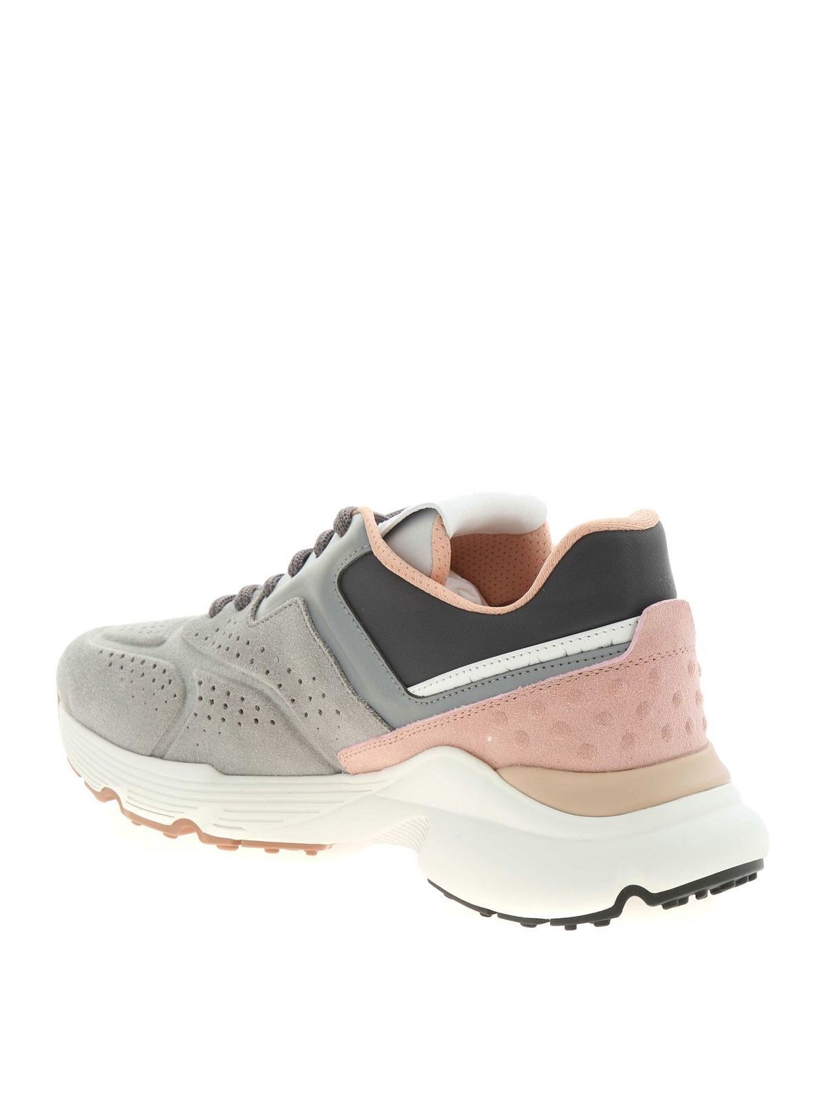 Baby bitter Accepteret Trainers Tod's - Run 54C sneakers in gray and pink - XXW54C0EF41PY7LL01
