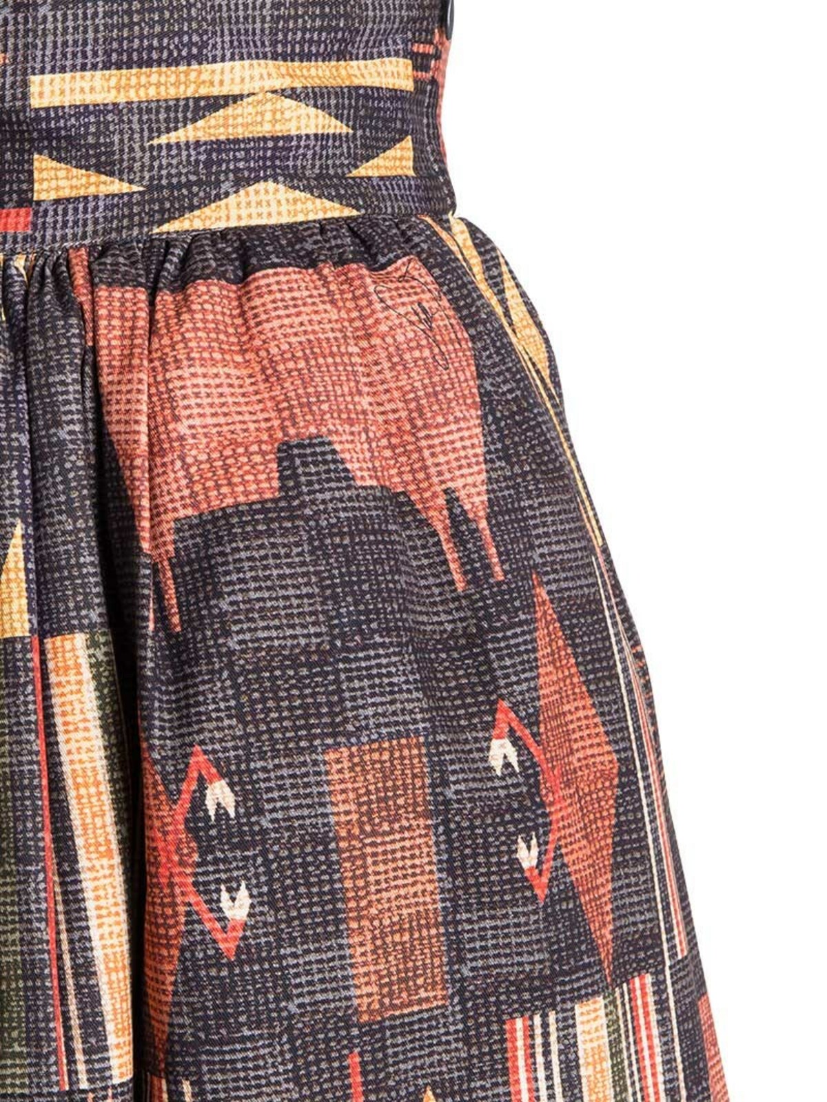 Shop Stella Jean Flared Skirt In Multicolor