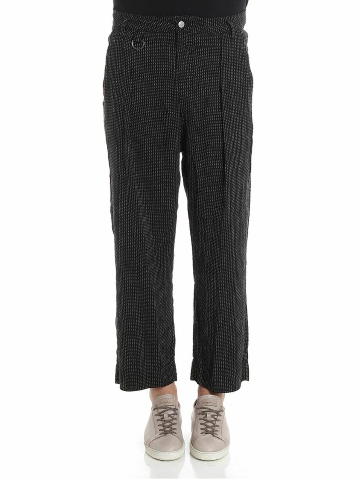 Vivienne Westwood Anglomania Black Crop Trousers In Negro