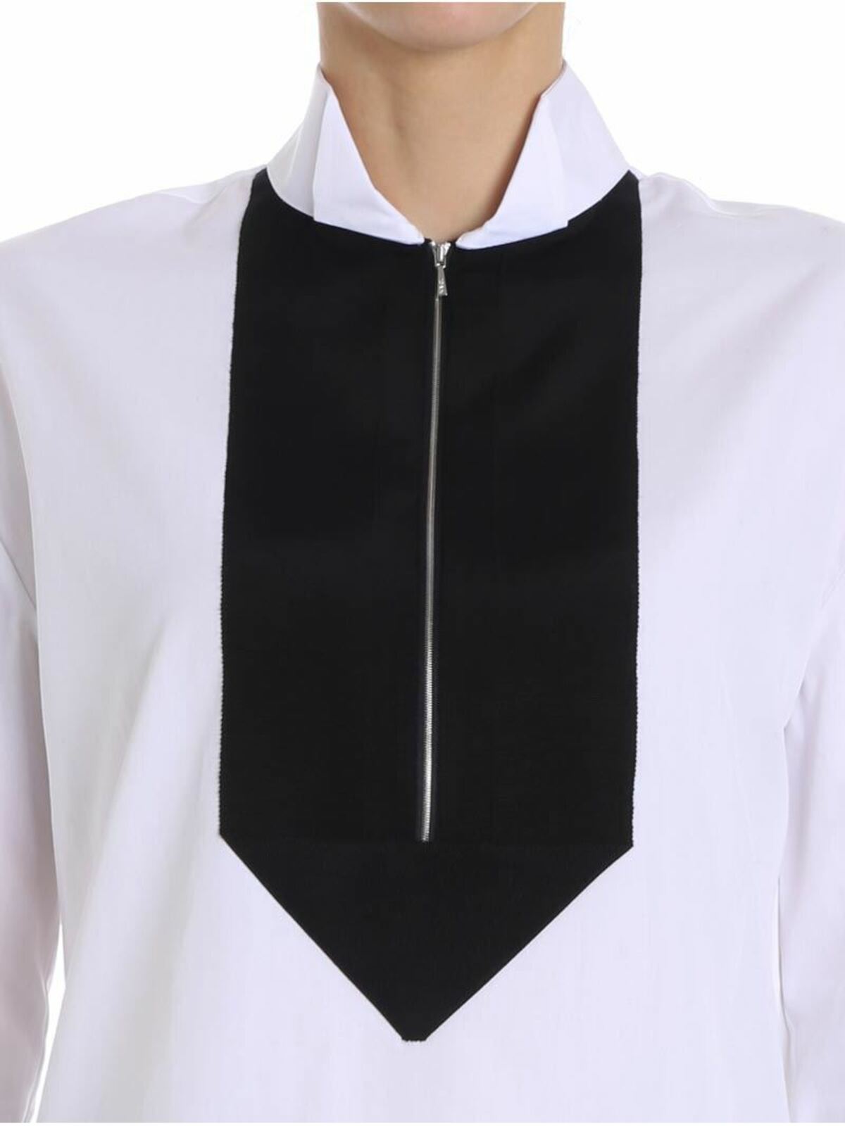 Shop Karl Lagerfeld Oversize Shirt In Blanco