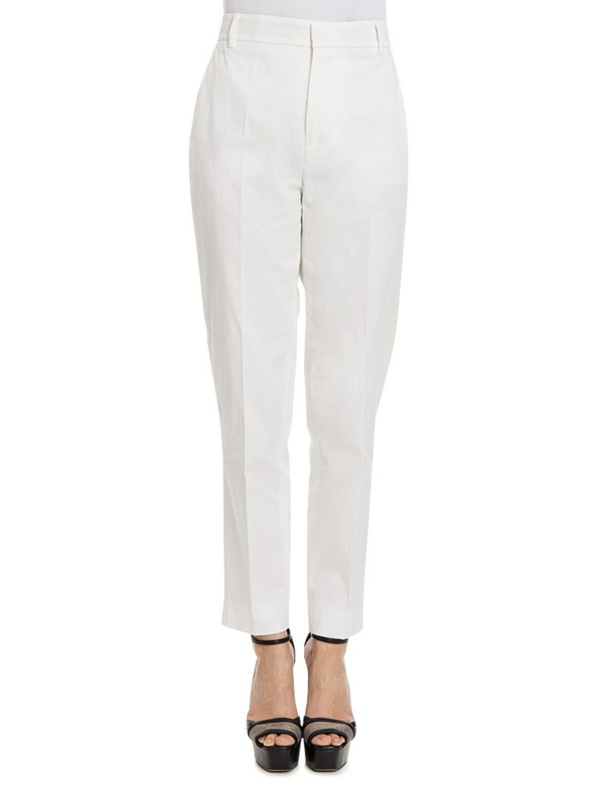 Stella Jean Discreta Trousers In Blanco