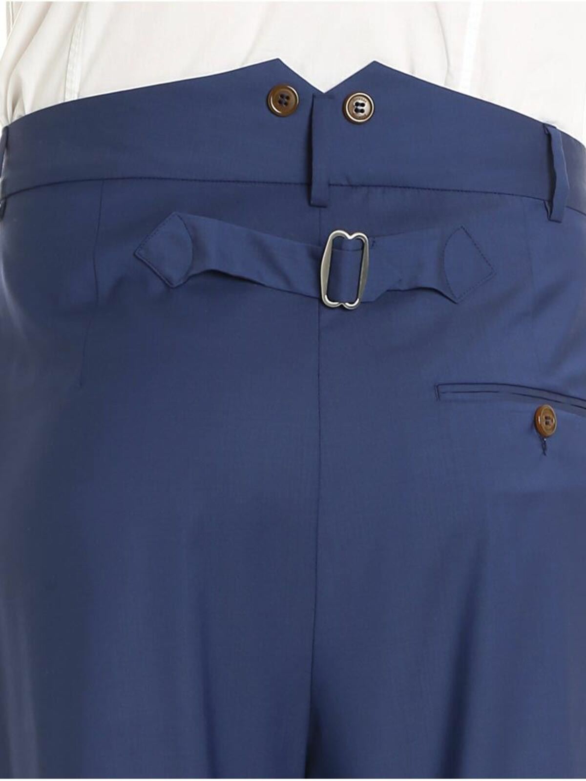 Vivienne Westwood Blue low crotch trousers | S25KA0532S48551522