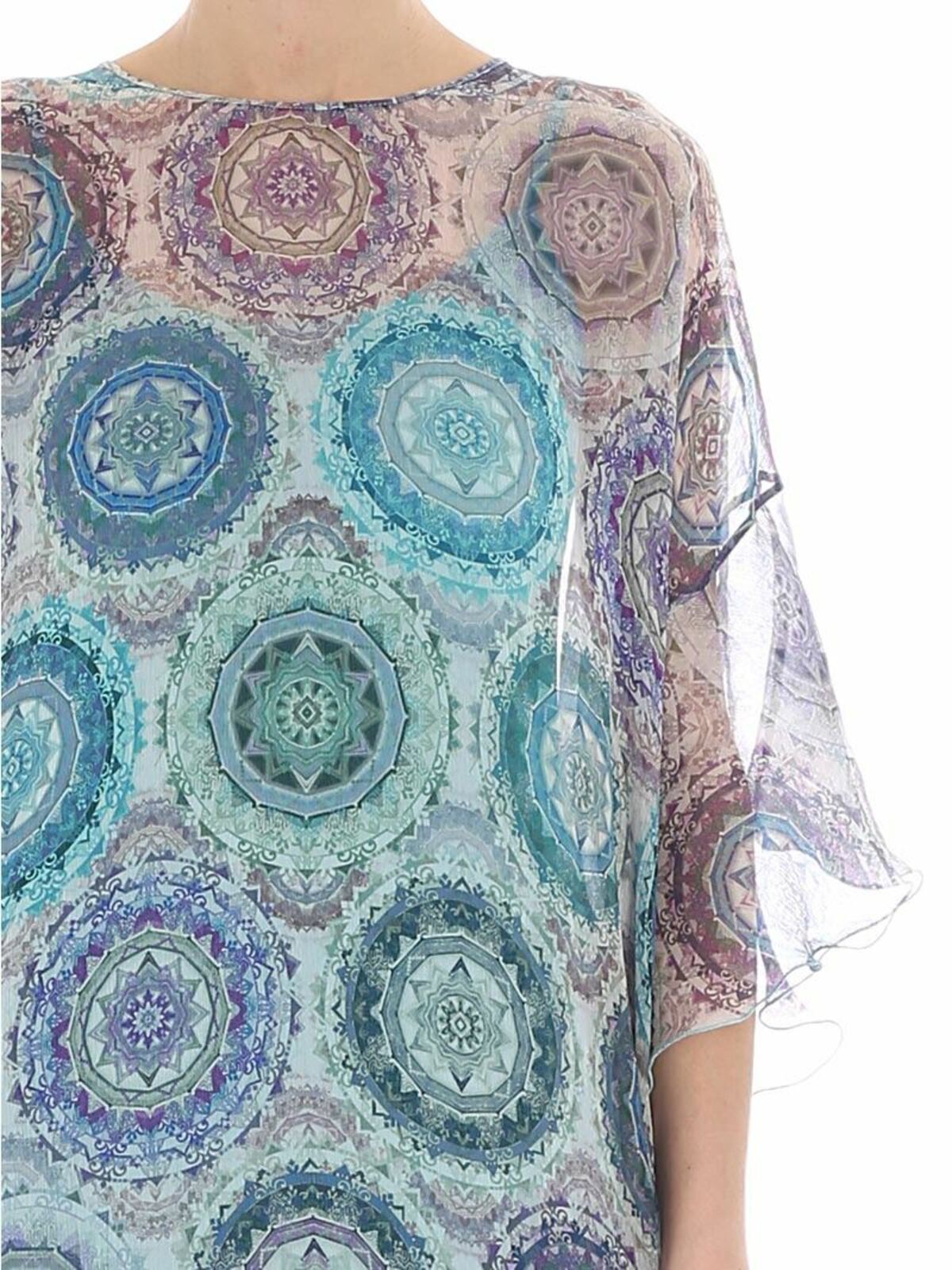 Shop Fuzzi Multicolor Geometric Dress