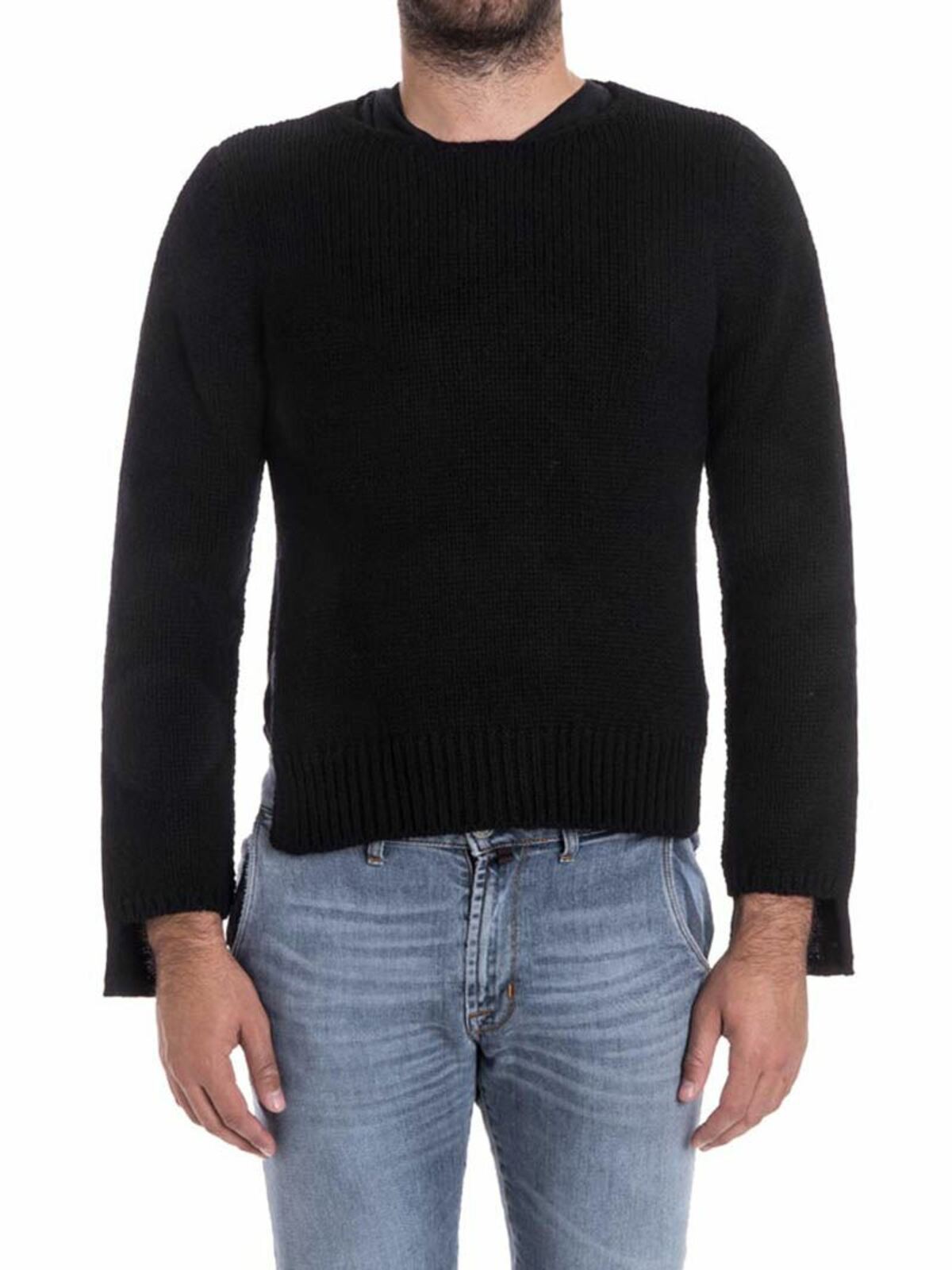 Comme Des Garçons Shirt Wool Sweater In Negro
