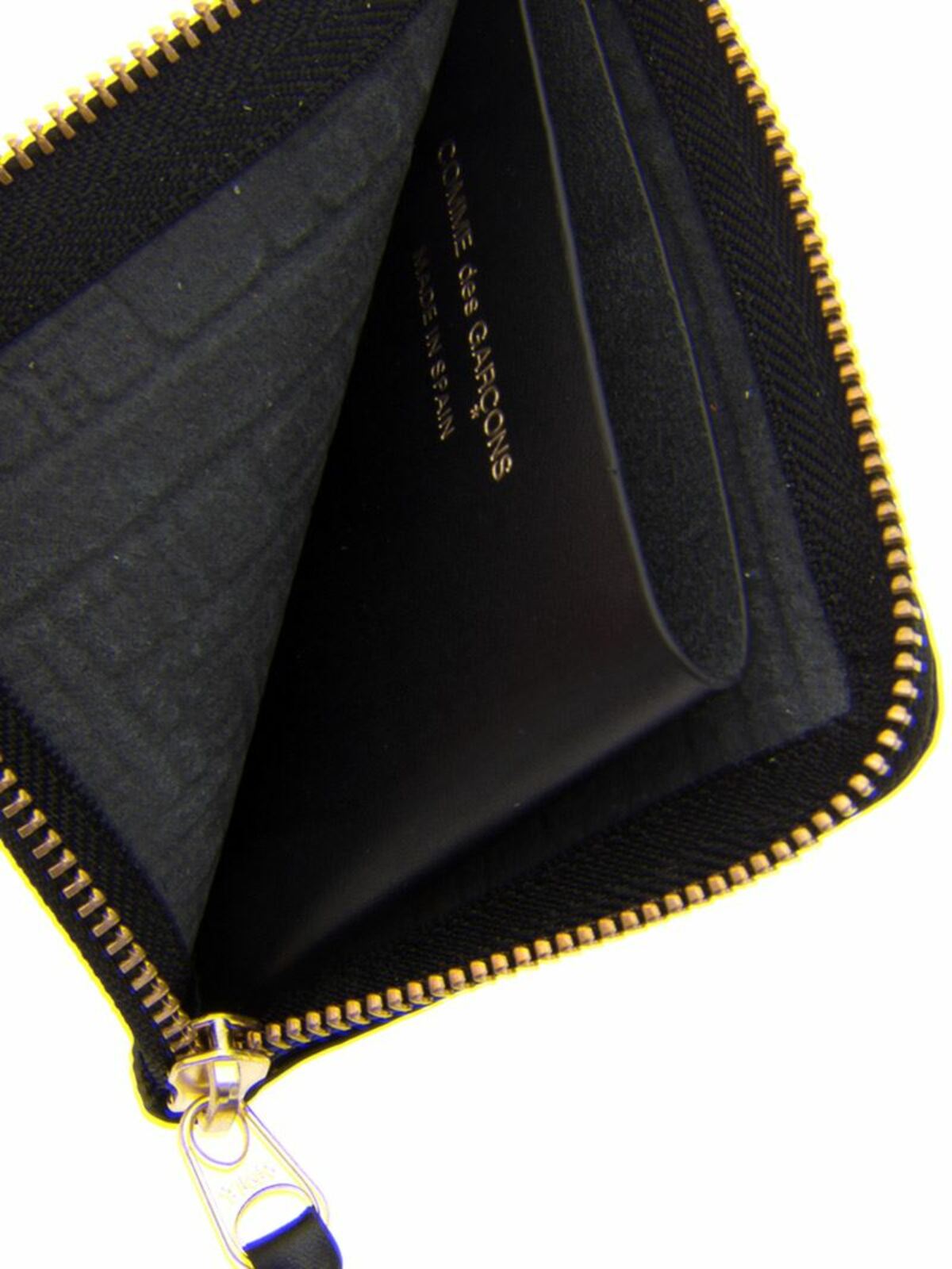 Shop Comme Des Garçons Embossed Logo Wallet In Black