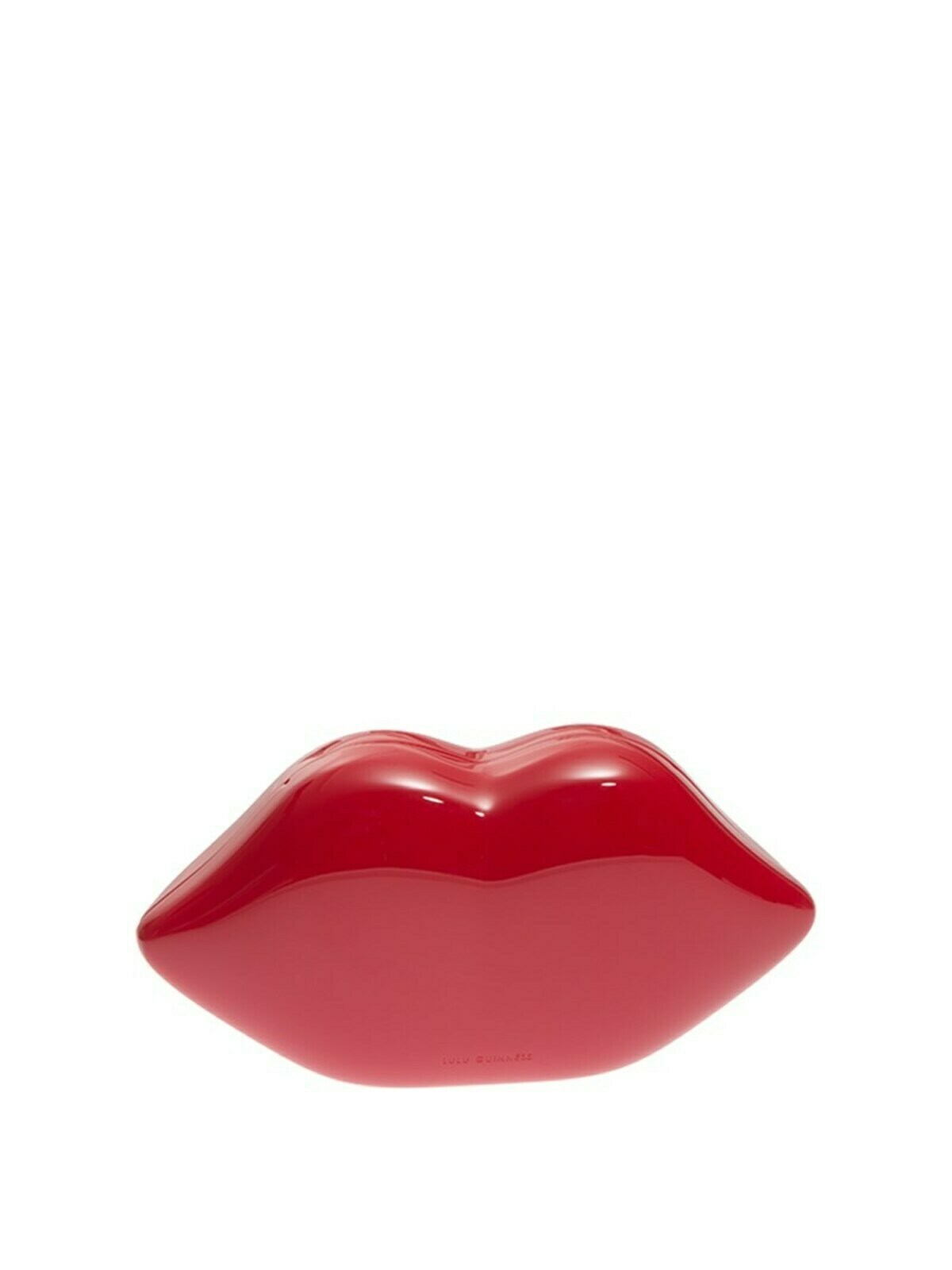 Shop Lulu Guinness Lips Clutch In Rojo