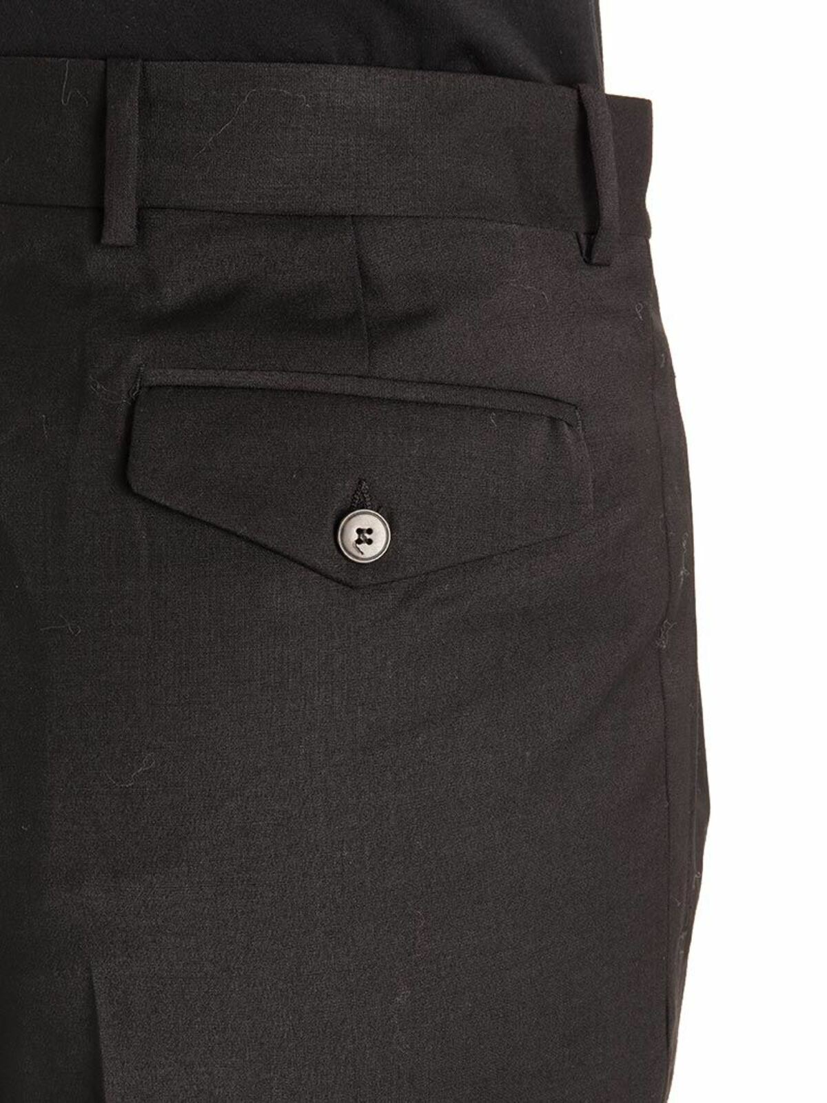 Shop Stella Jean Wool Trousers In Negro