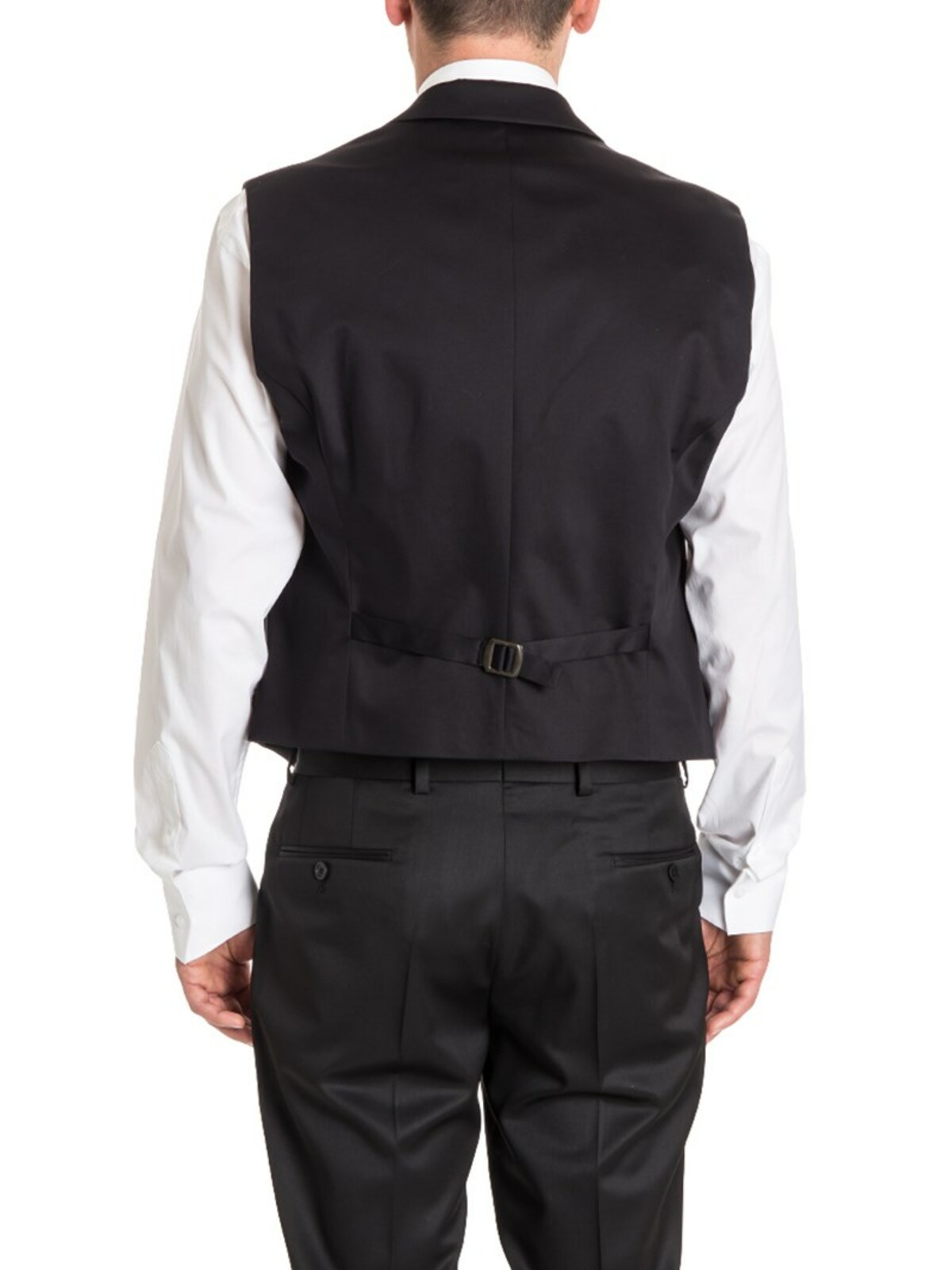 Shop Karl Lagerfeld Double Brested Vest In Black