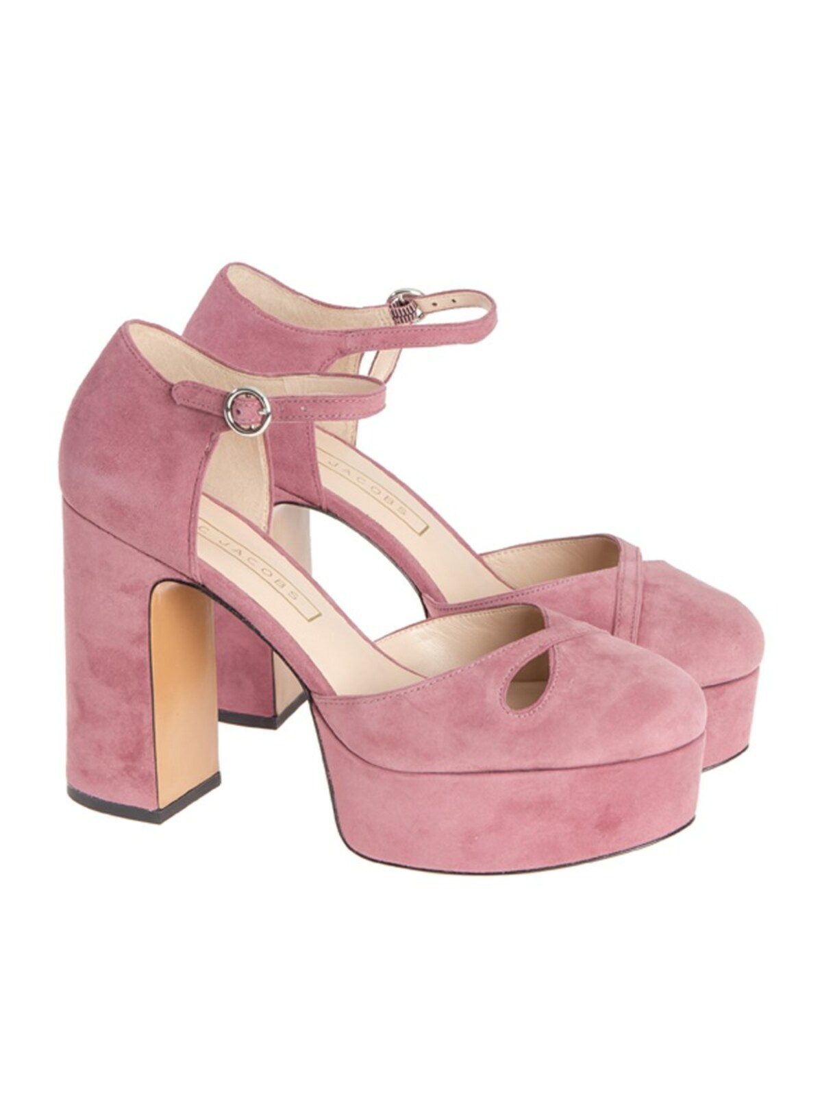 Marc Jacobs Ankle Strap Shoes In Rosado