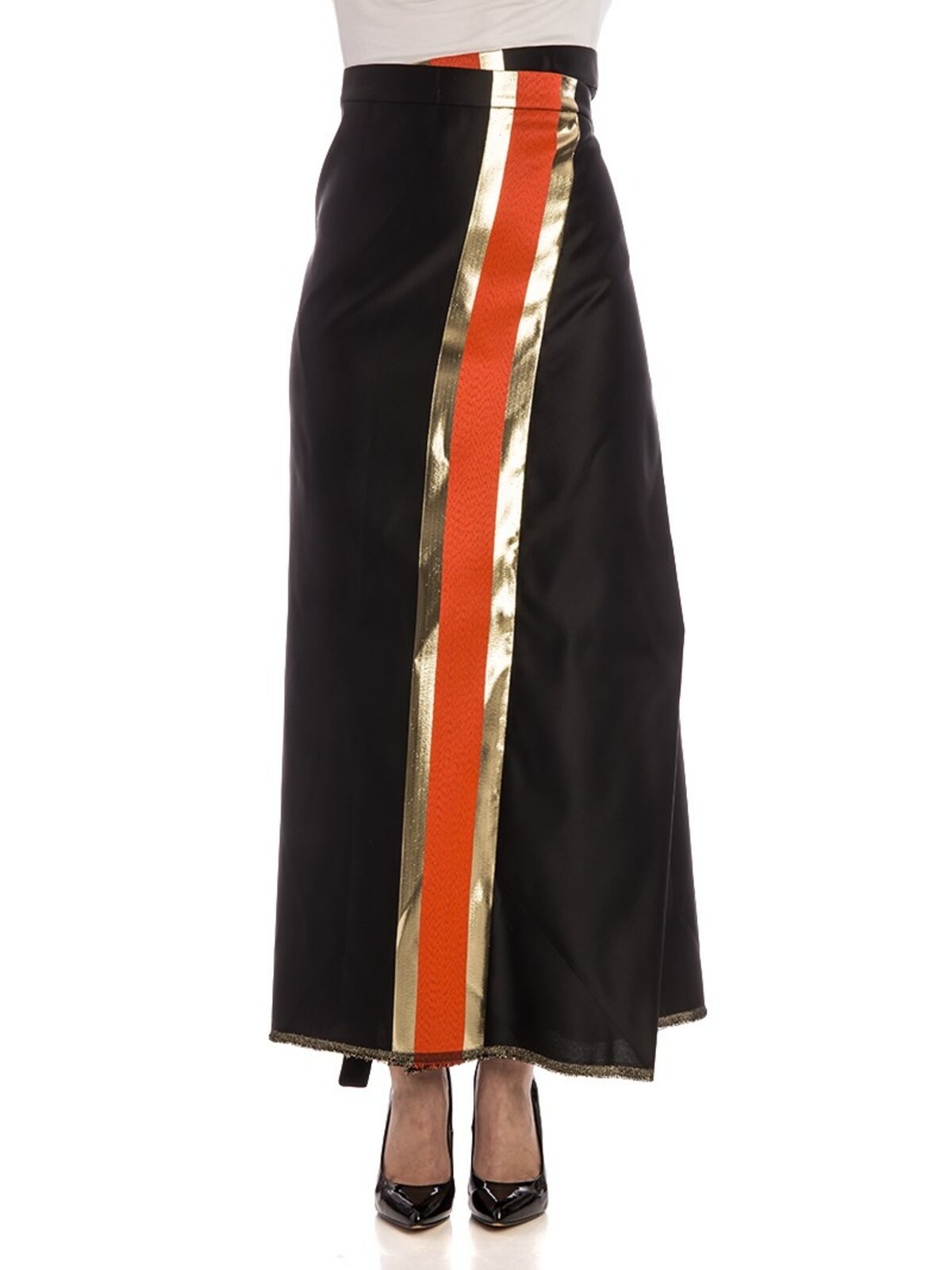 Vivienne Westwood African Wrap Skirt In Negro