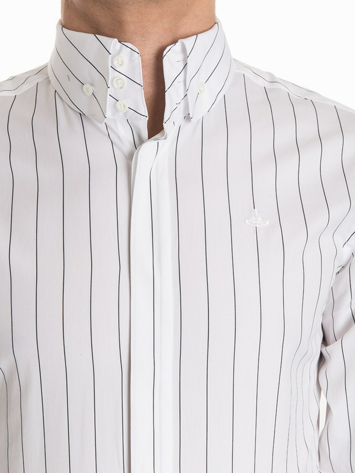 Shop Vivienne Westwood Button Down Shirt In Blanco