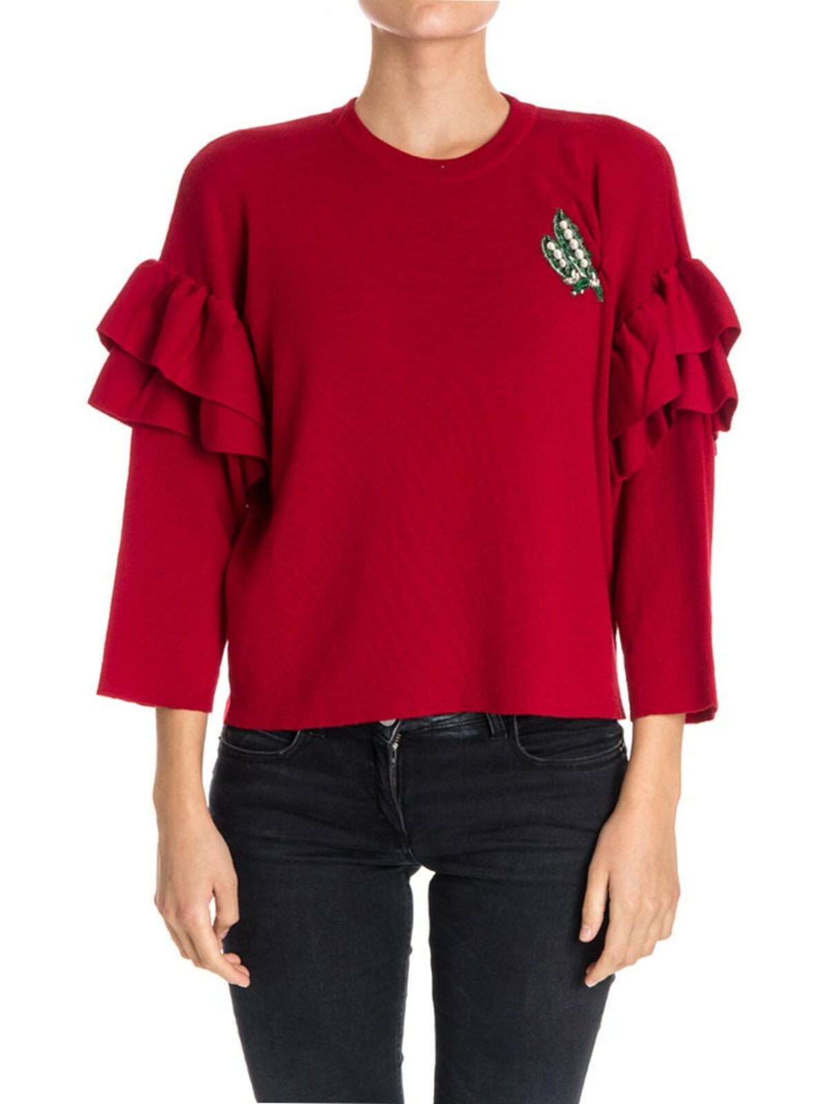 Vivetta Ribe Sweatshirt In Rojo