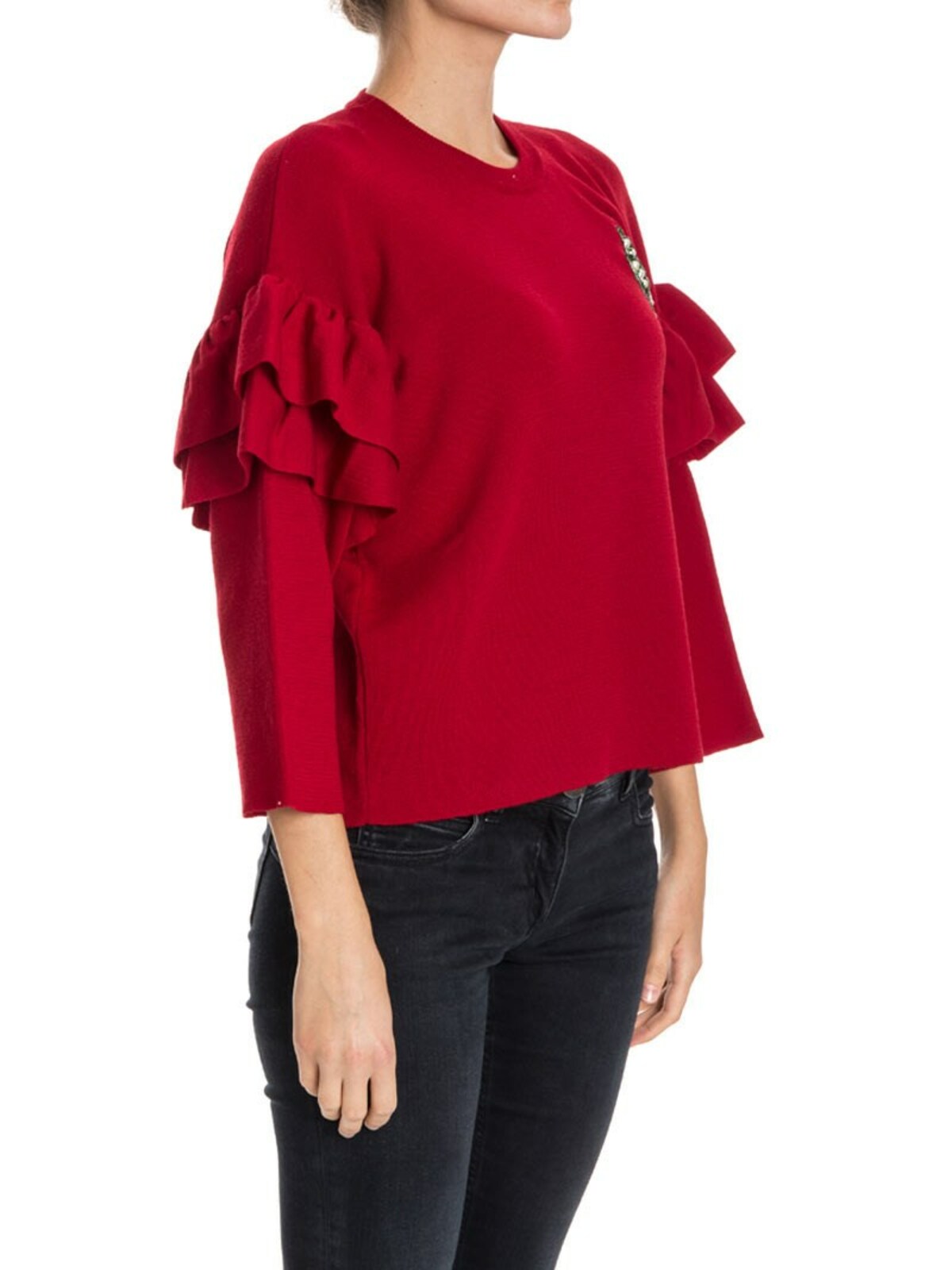 Shop Vivetta Ribe Sweatshirt In Rojo