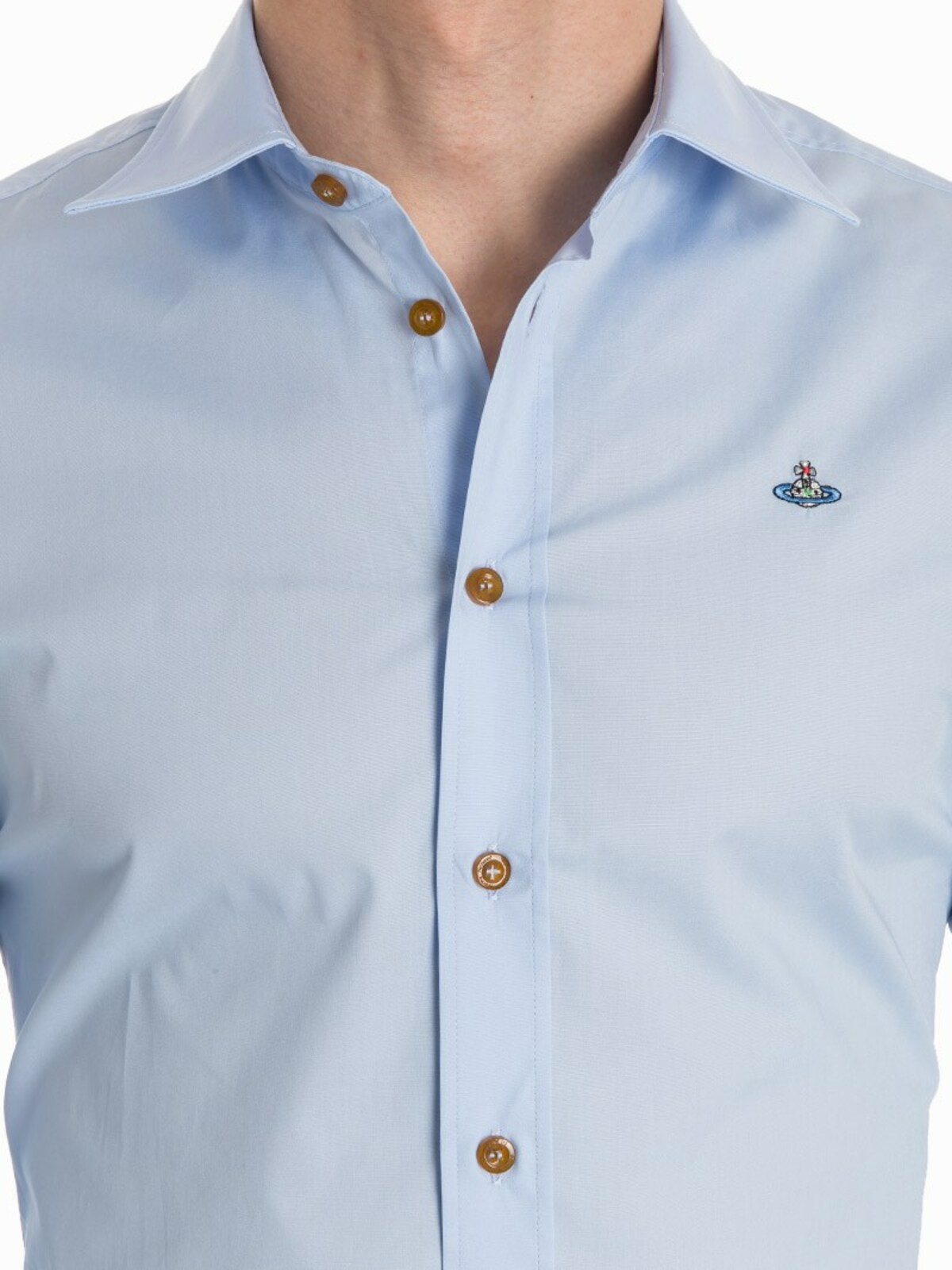Vivienne Westwood Shirt - Light Blue - Men|S25DL0368S44447491