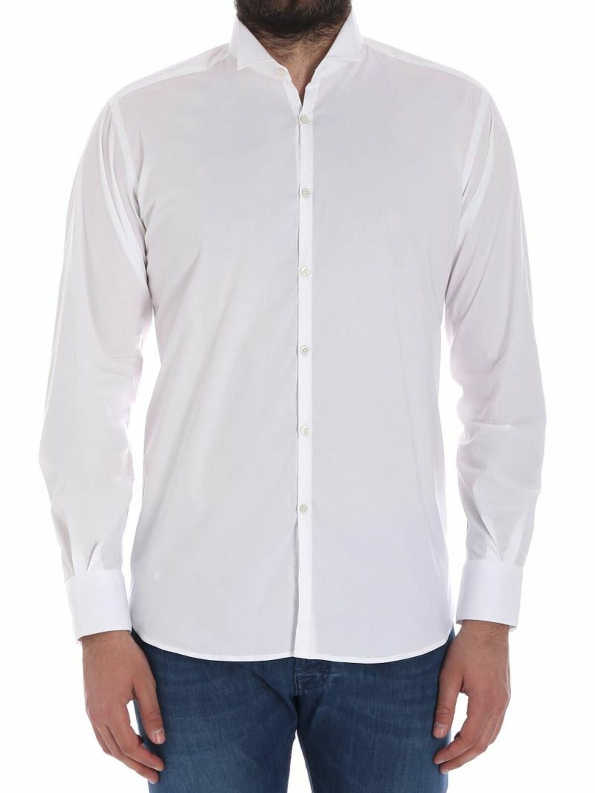 Karl Lagerfeld White Cotton Shirt