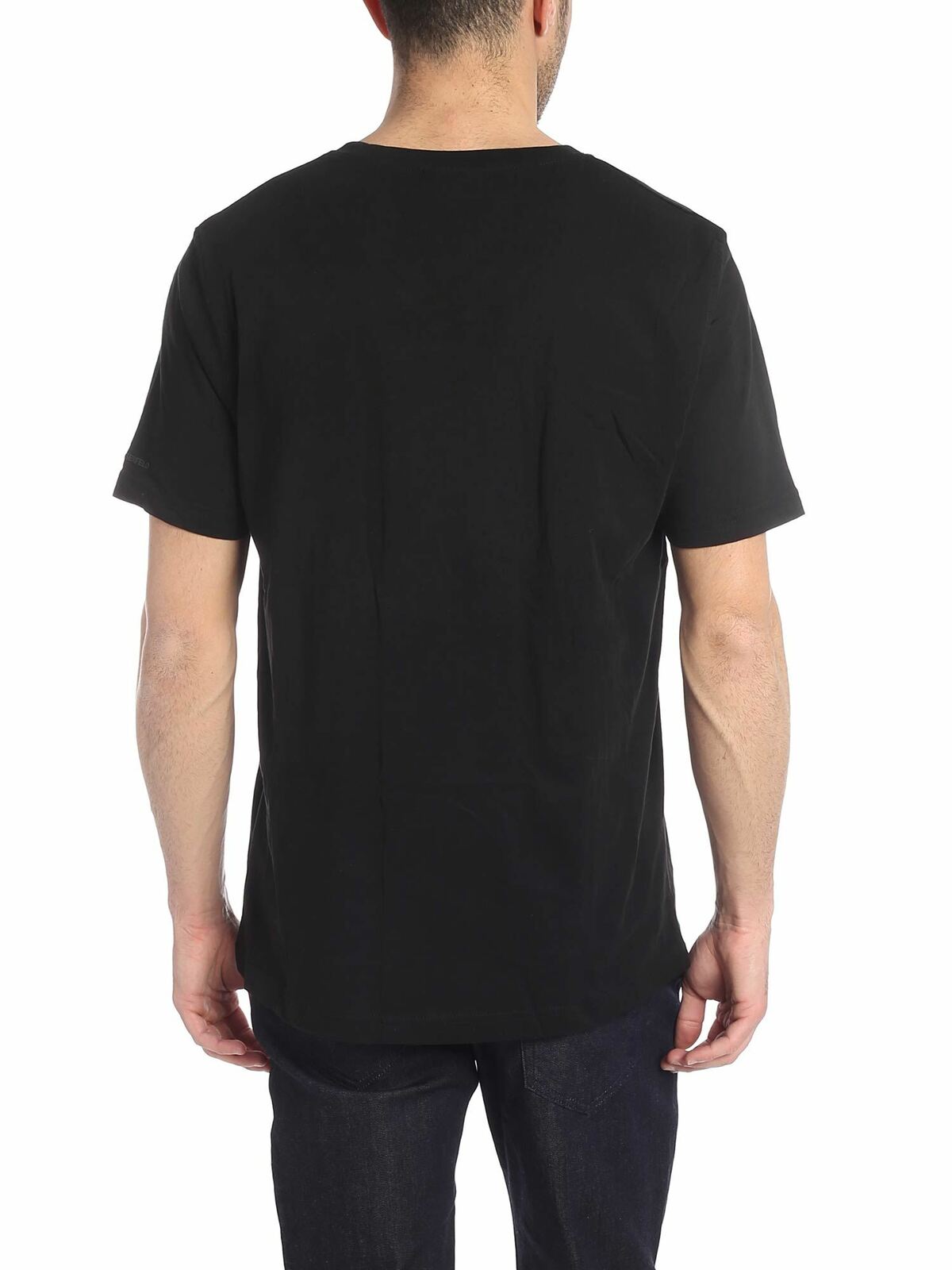 Shop Karl Lagerfeld Set Of 2 Black T-shirts