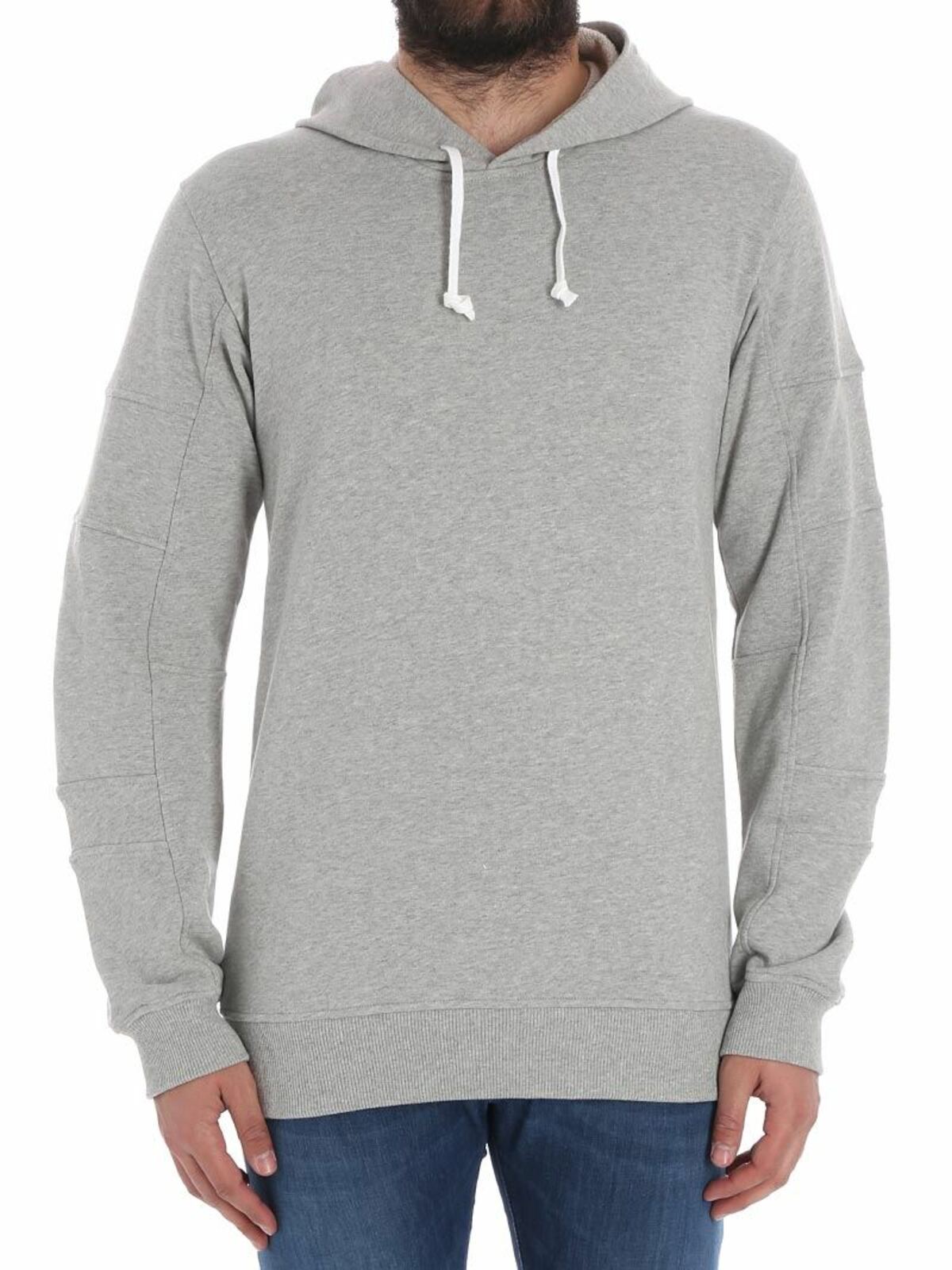 Comme Des Garçons Shirt Grey Hooded Sweatshirt In Grey