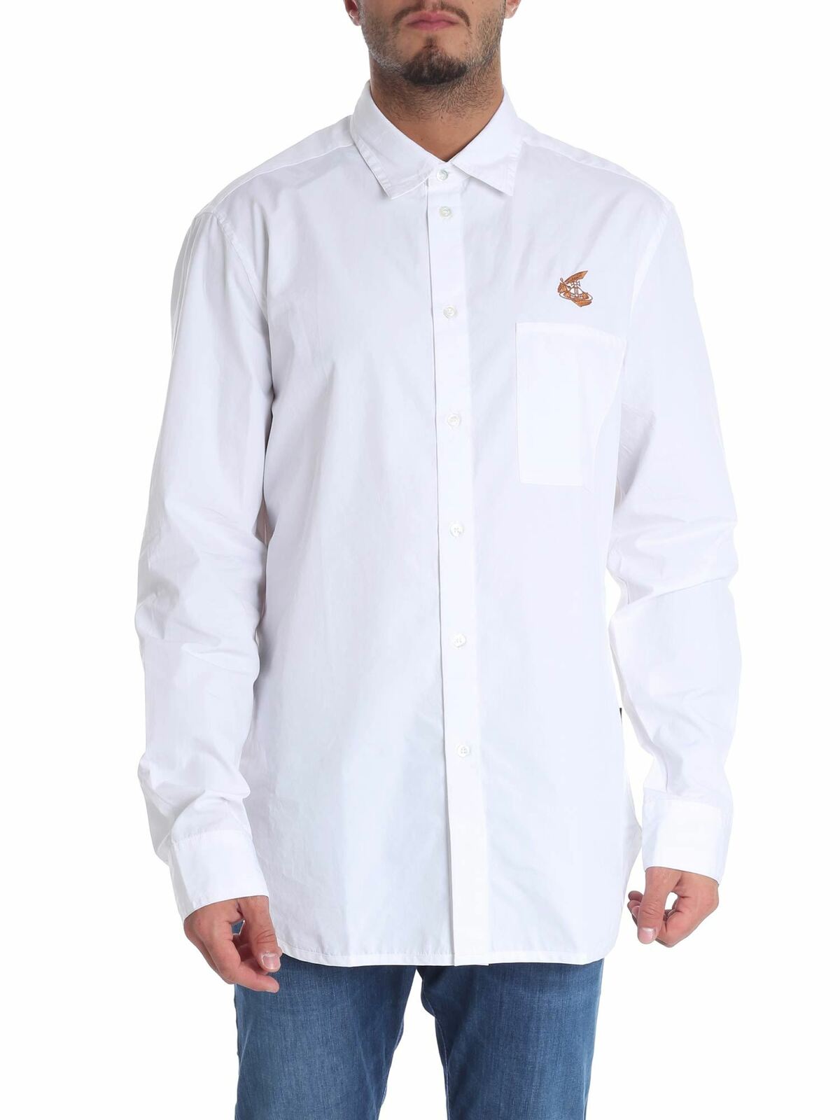 Vivienne Westwood Anglomania White Shirt With Patch Pocket