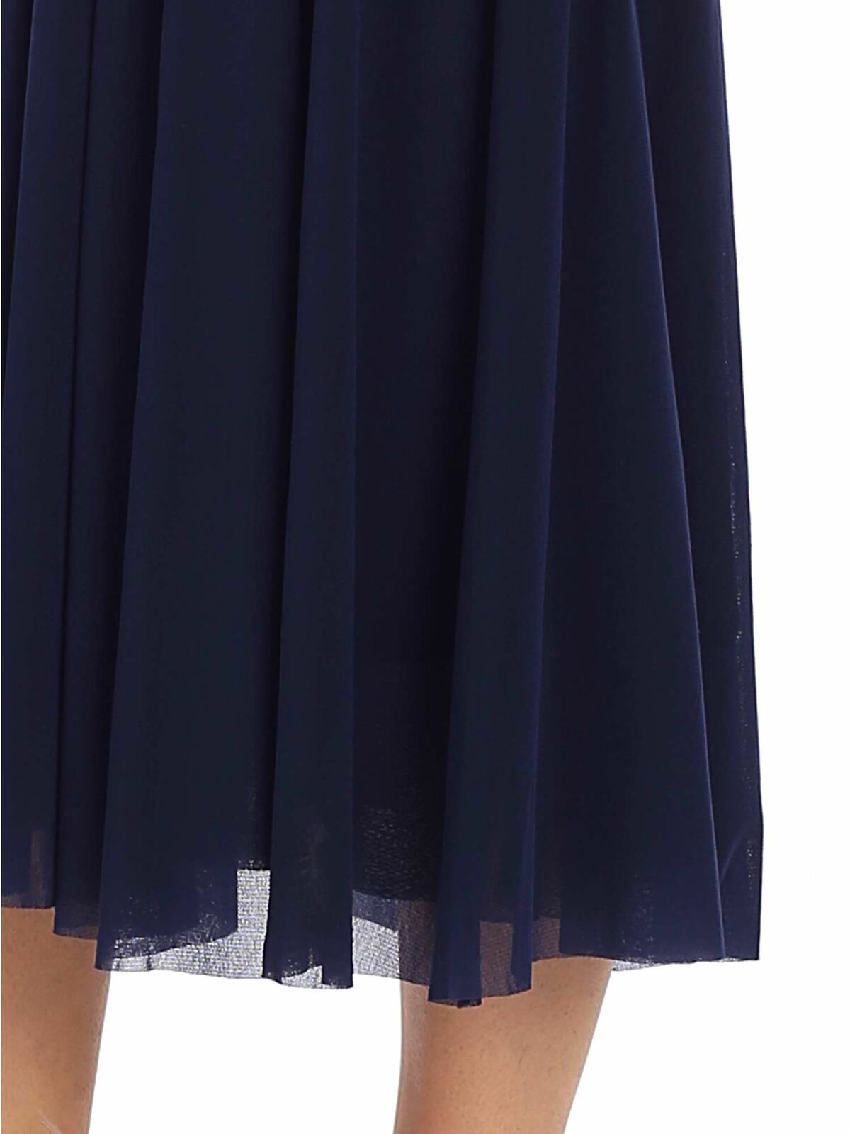 Shop Fuzzi Blue Multi-layer Tulle Dress In Azul