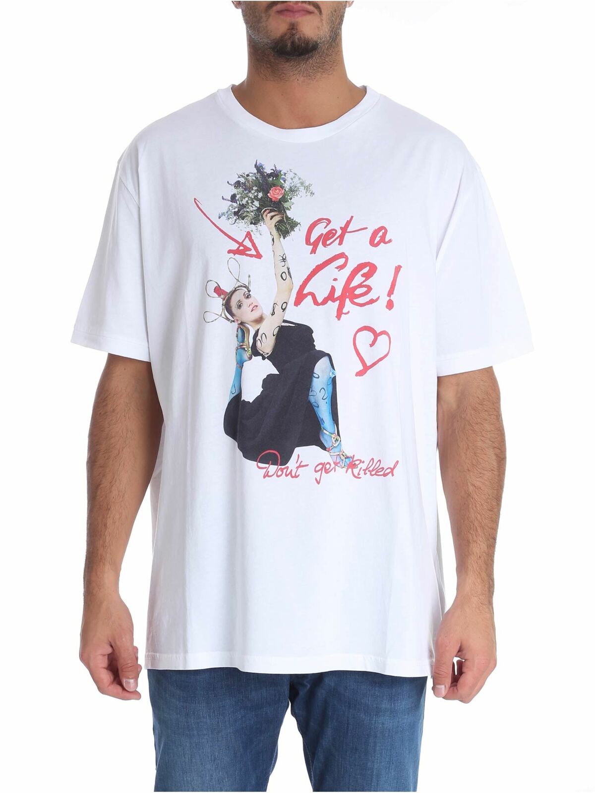 T-shirts Vivienne Westwood - Get a Life white t-shirt