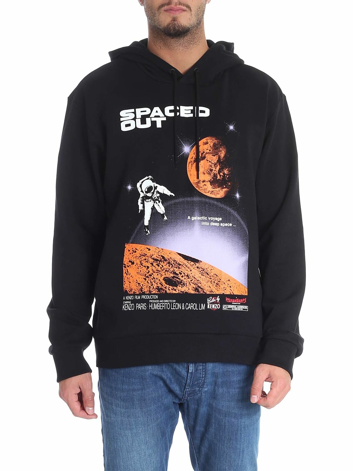 Kenzo Sudadera - Spaced Out In Negro