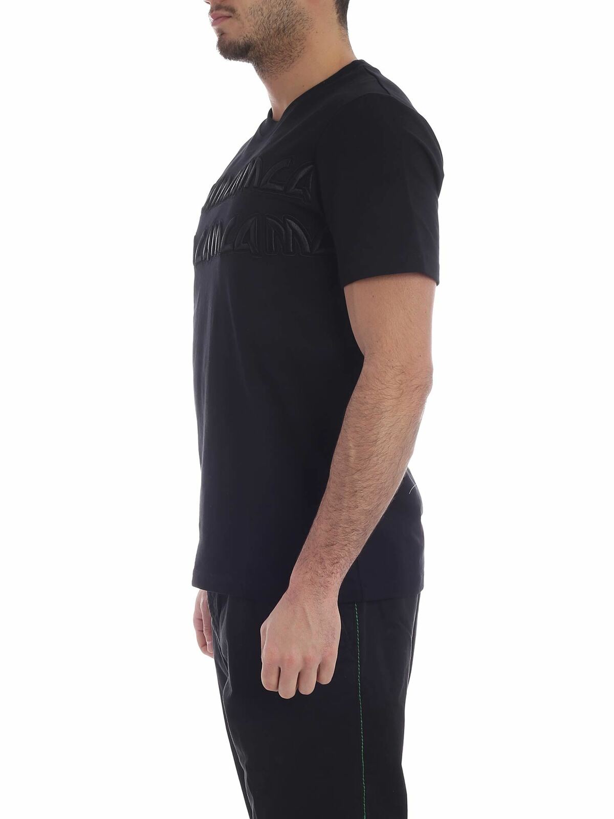 Shop Mcq By Alexander Mcqueen Mcq Embroidered Black T-shirt