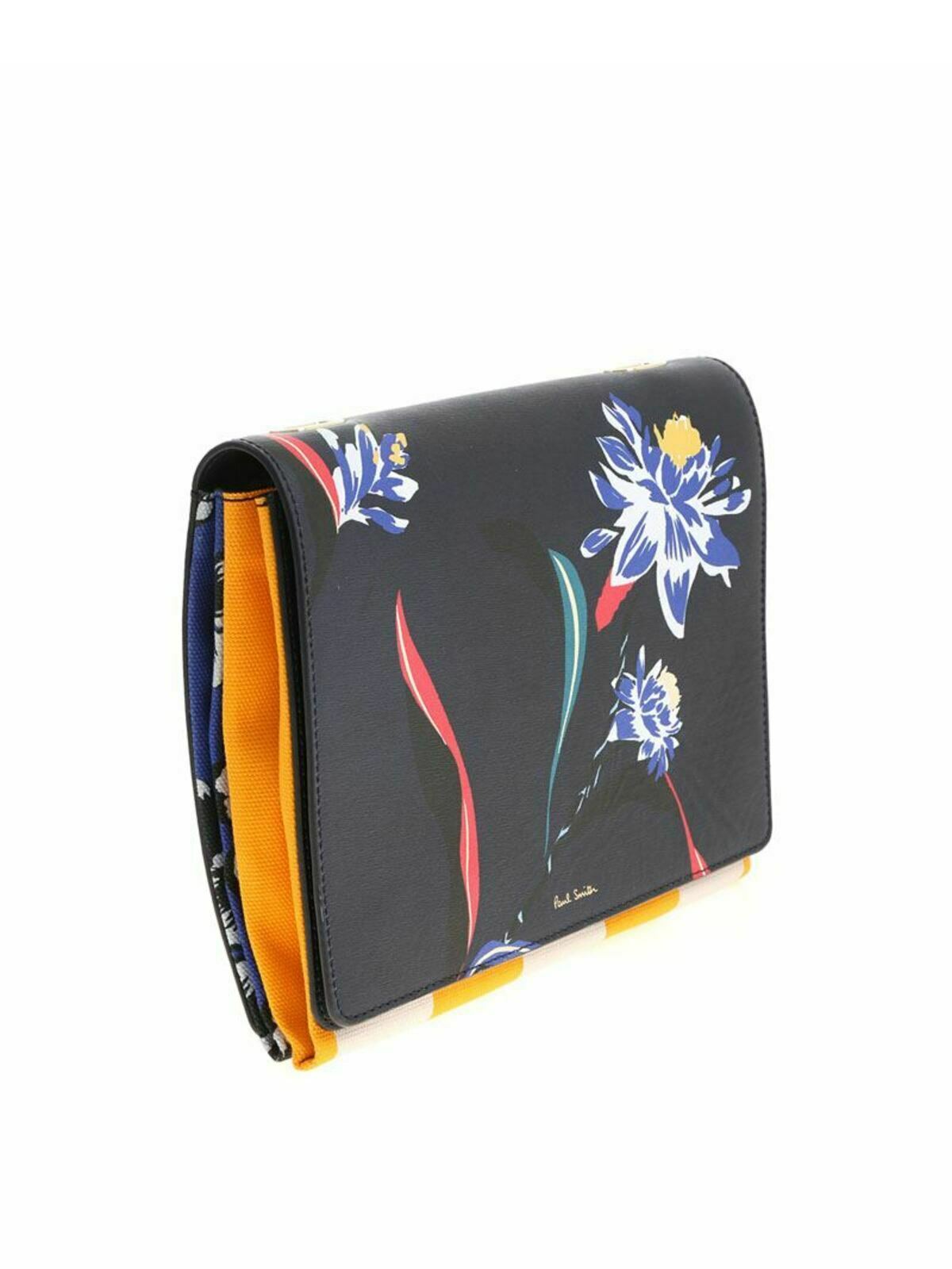 Shop Paul Smith Pacific Rose Printed Shoulder Bag In Negro
