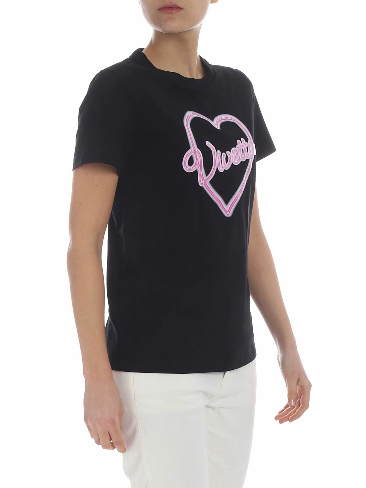 Shop Vivetta Camiseta - Tarquinia In Black