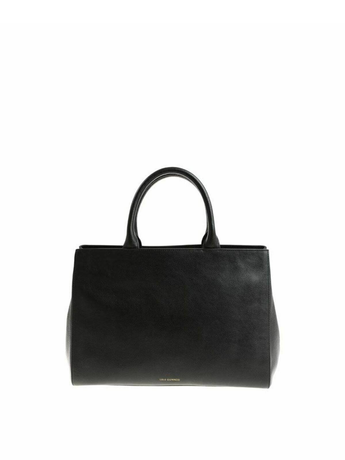 Shop Lulu Guinness Black Amelia Handbag In Negro